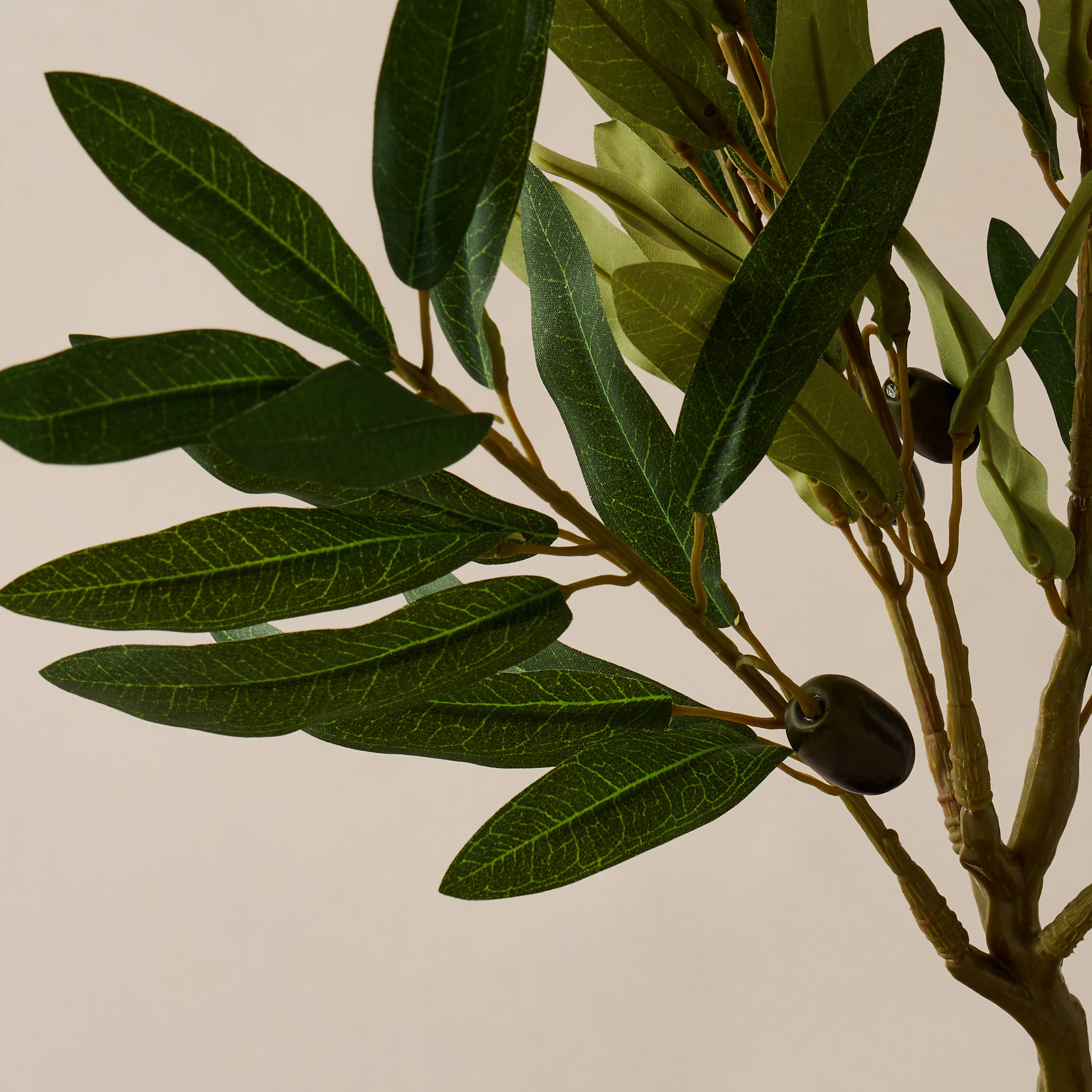 Decorative Potted Olive Tree - 15 cms-household-gardenandoutdoor-artificialplants-pottedplants-image-2