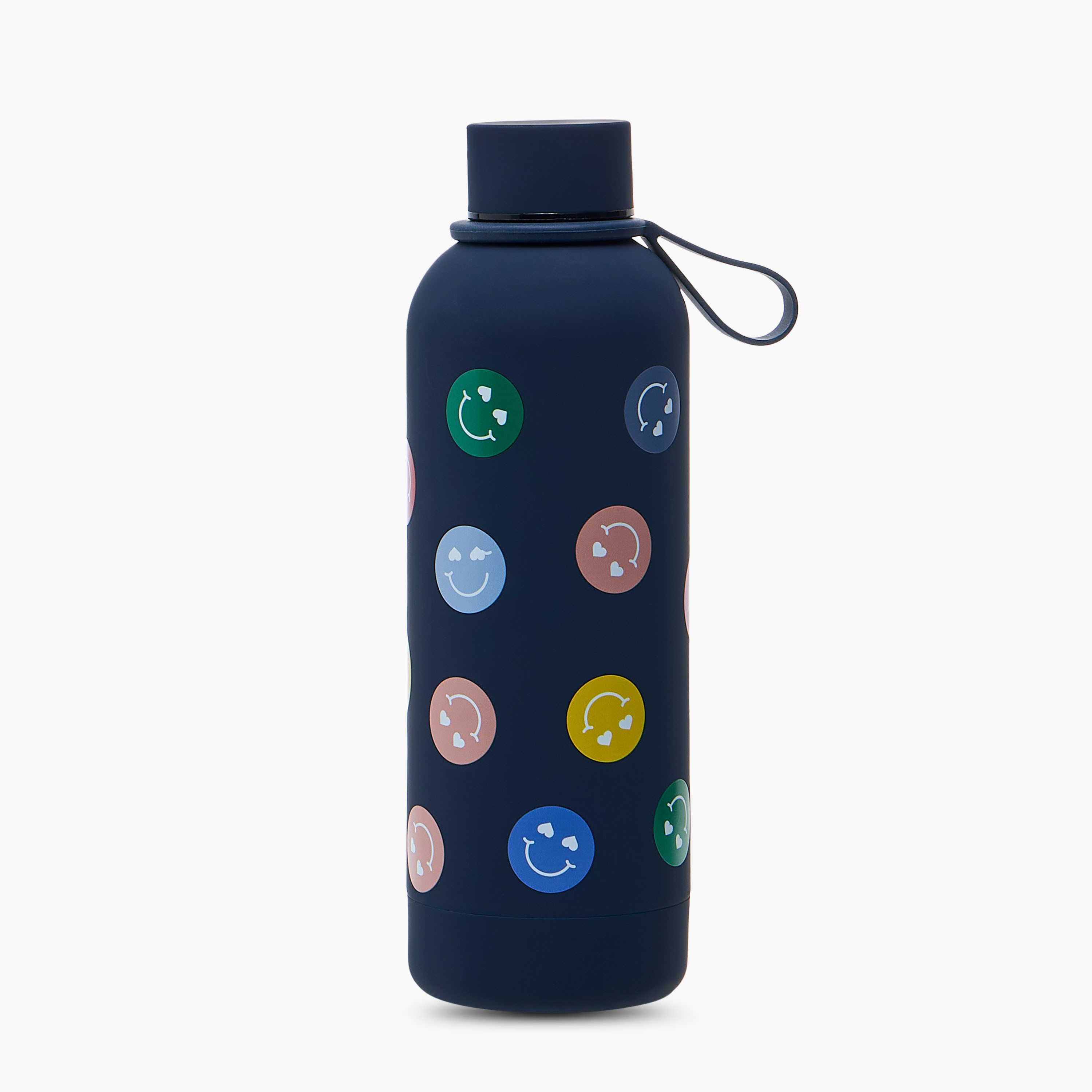 قارورة ماء ستانلس ستيل بمقبض وجدار مزدوج وطبعات - 500 مل-household-dining-drinkserveware-bottles-image-5