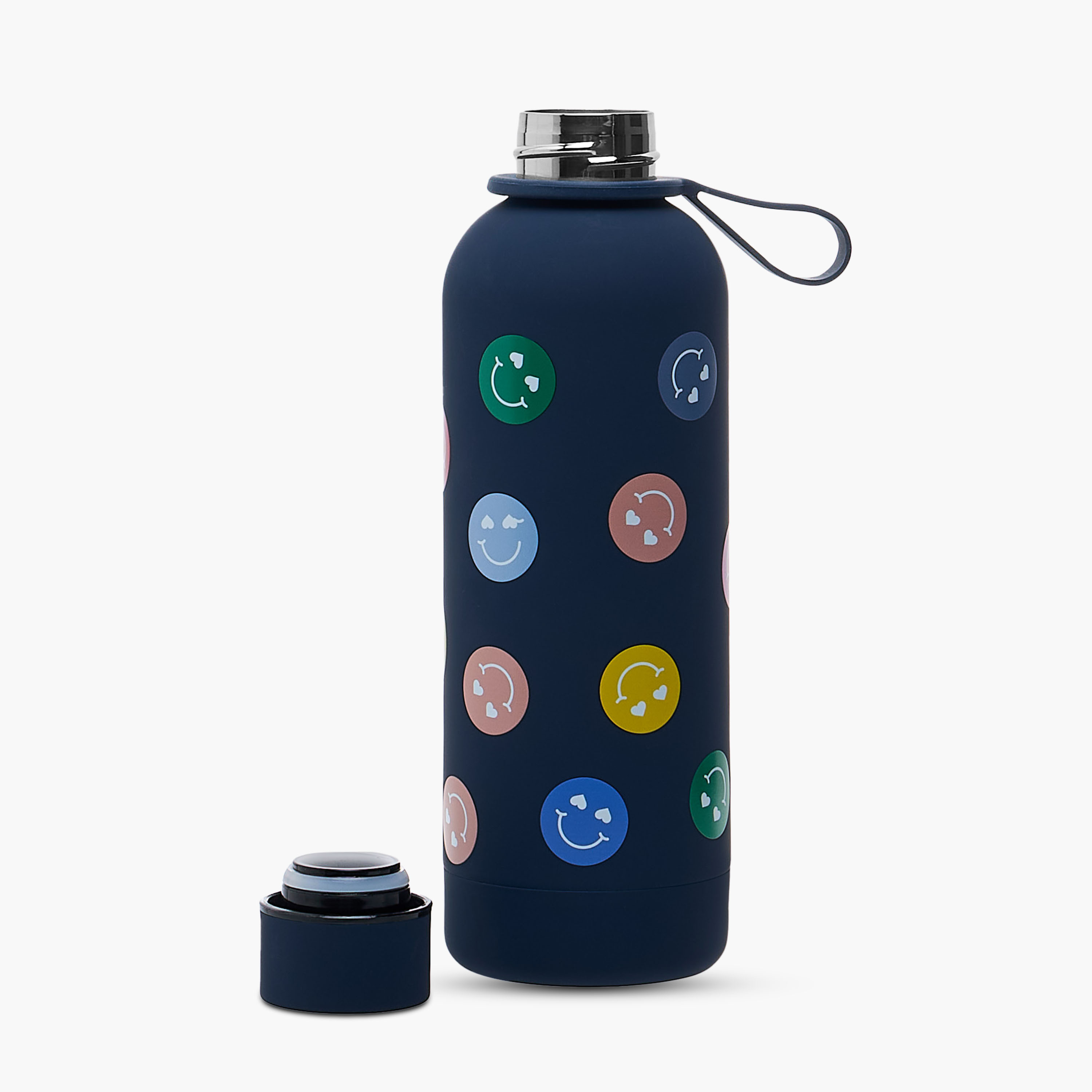 قارورة ماء ستانلس ستيل بمقبض وجدار مزدوج وطبعات - 500 مل-household-dining-drinkserveware-bottles-image-4