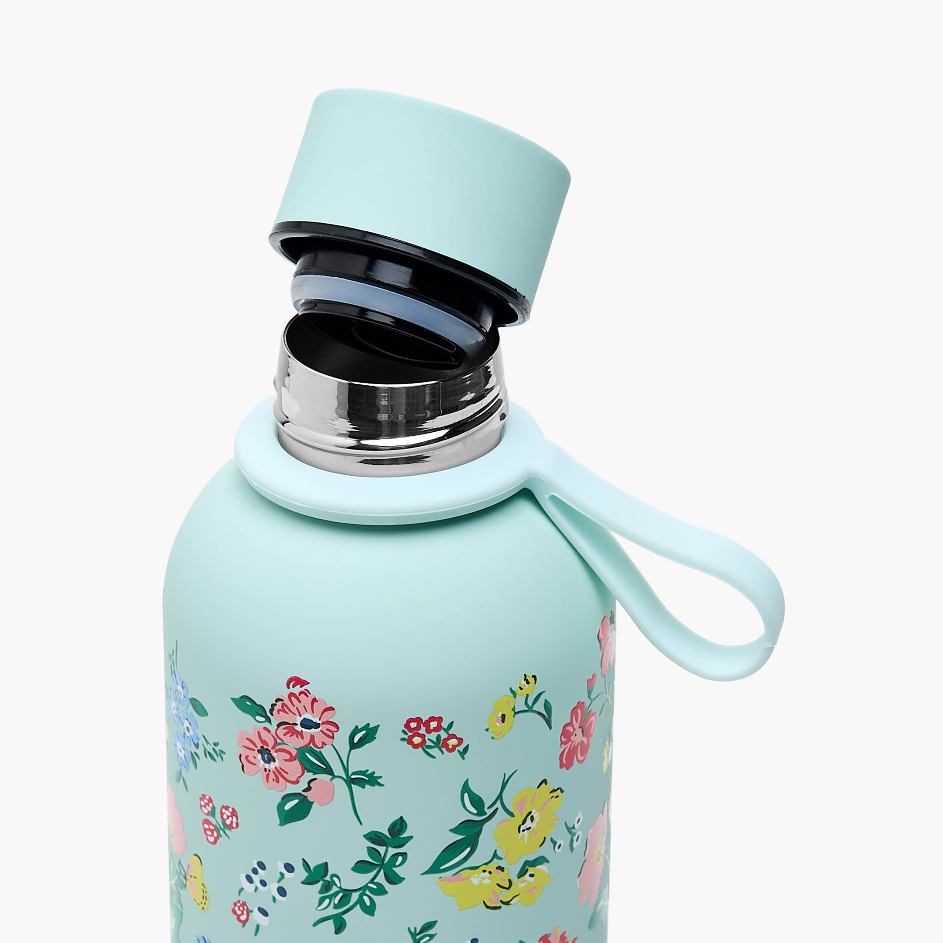 قارورة مياه ستانلس ستيل بجدار مزدوج بطبعات زهور – 500 مل-household-dining-drinkserveware-bottles-image-1