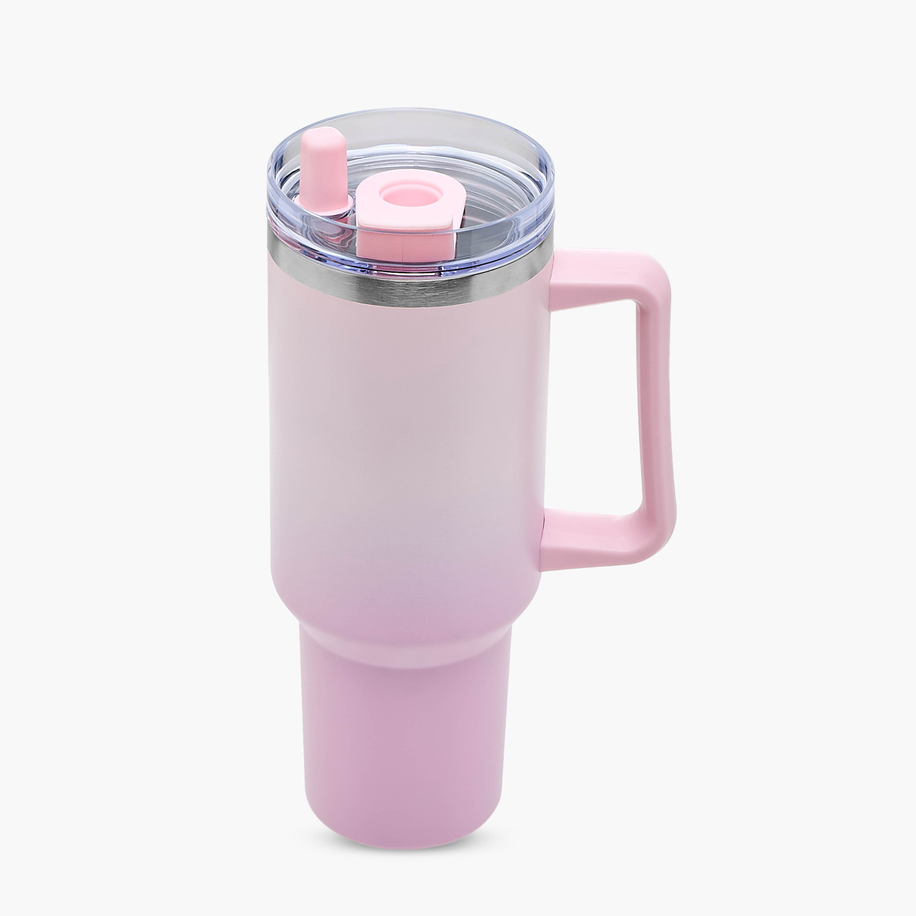 Colour Gradation Double Wall Stainless Steel Tumbler with Straw and Cap - 1200 ml-school-waterbottles-image-3
