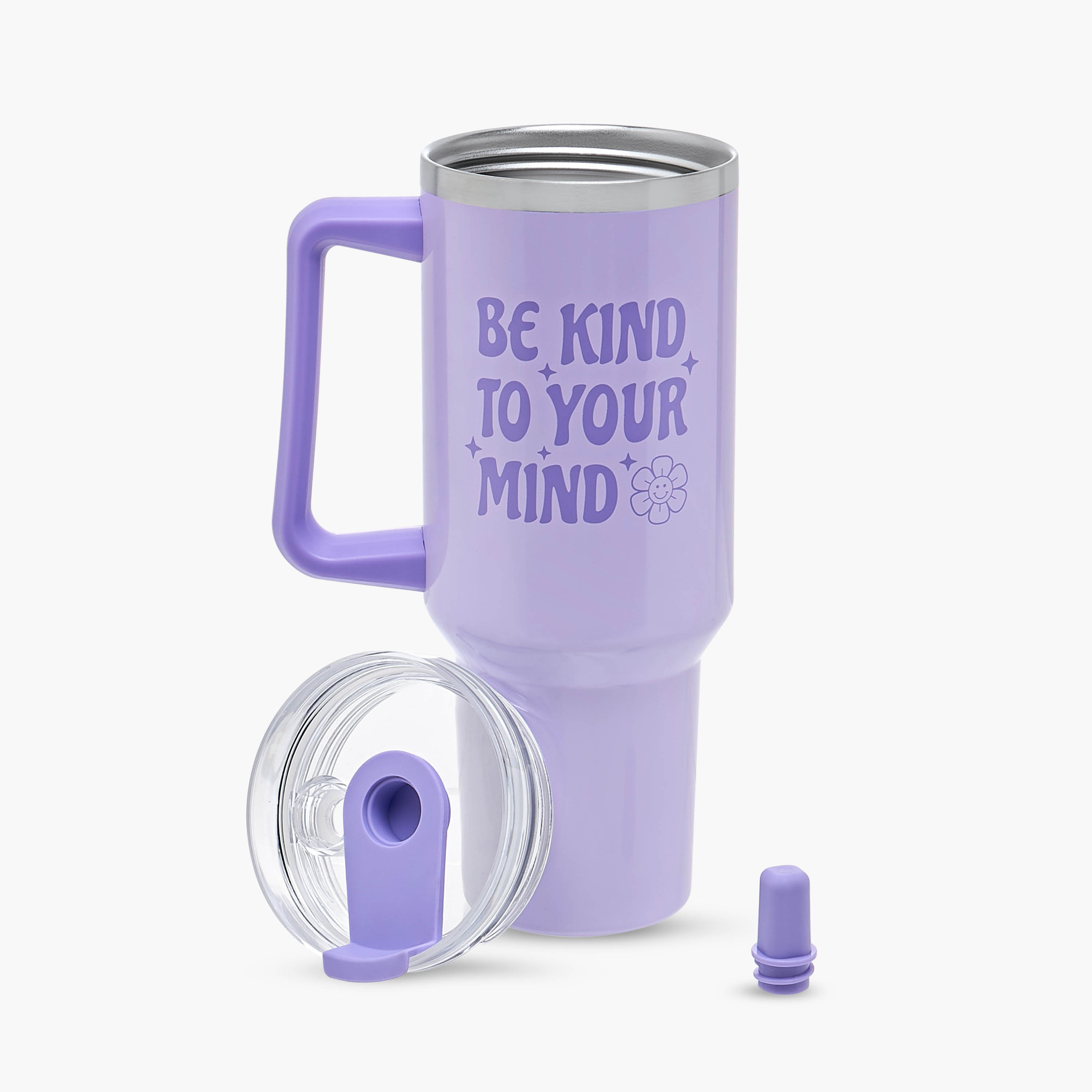 Printed Stainless Steel Double Wall Tumbler with Straw and Cap - 1200 ml-school-waterbottles-image-2