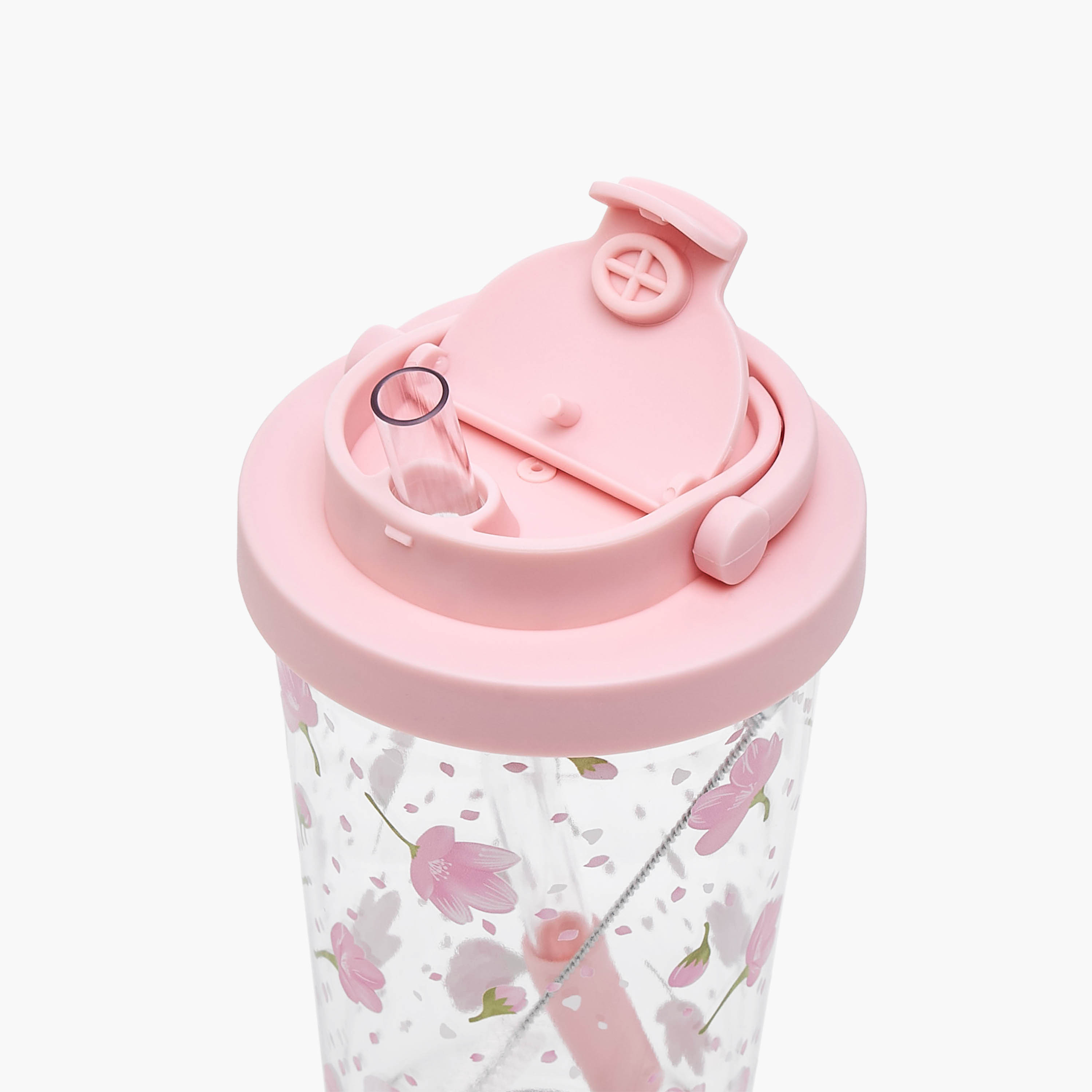 كوب تريتان بطبعات زهور وقشّة - 710 مل-household-dining-teaandcoffee-mugsandcups-image-4