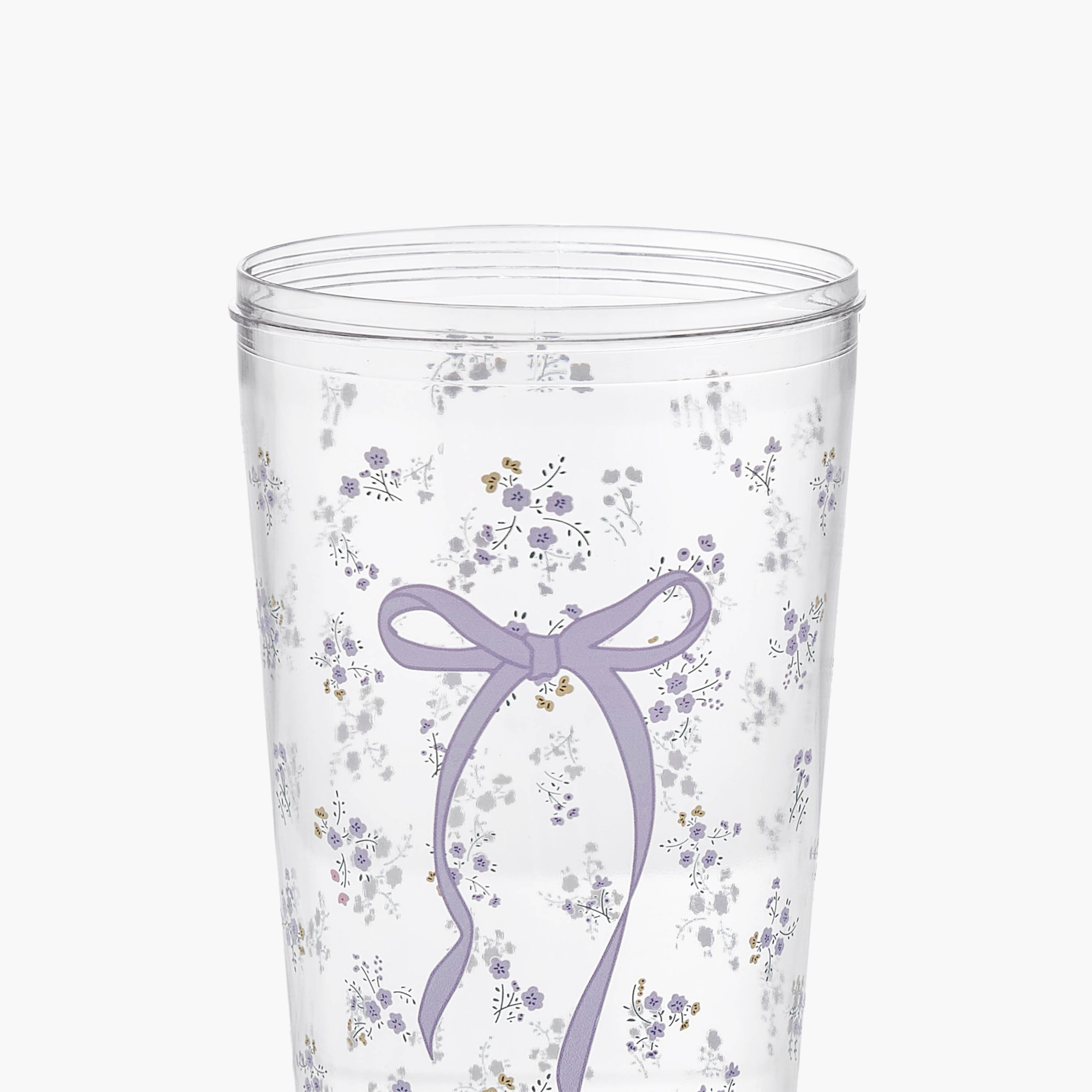 Floral Bow Print Tritan Tumbler with Straw - 710 ml-household-dining-drinkserveware-bottles-image-5