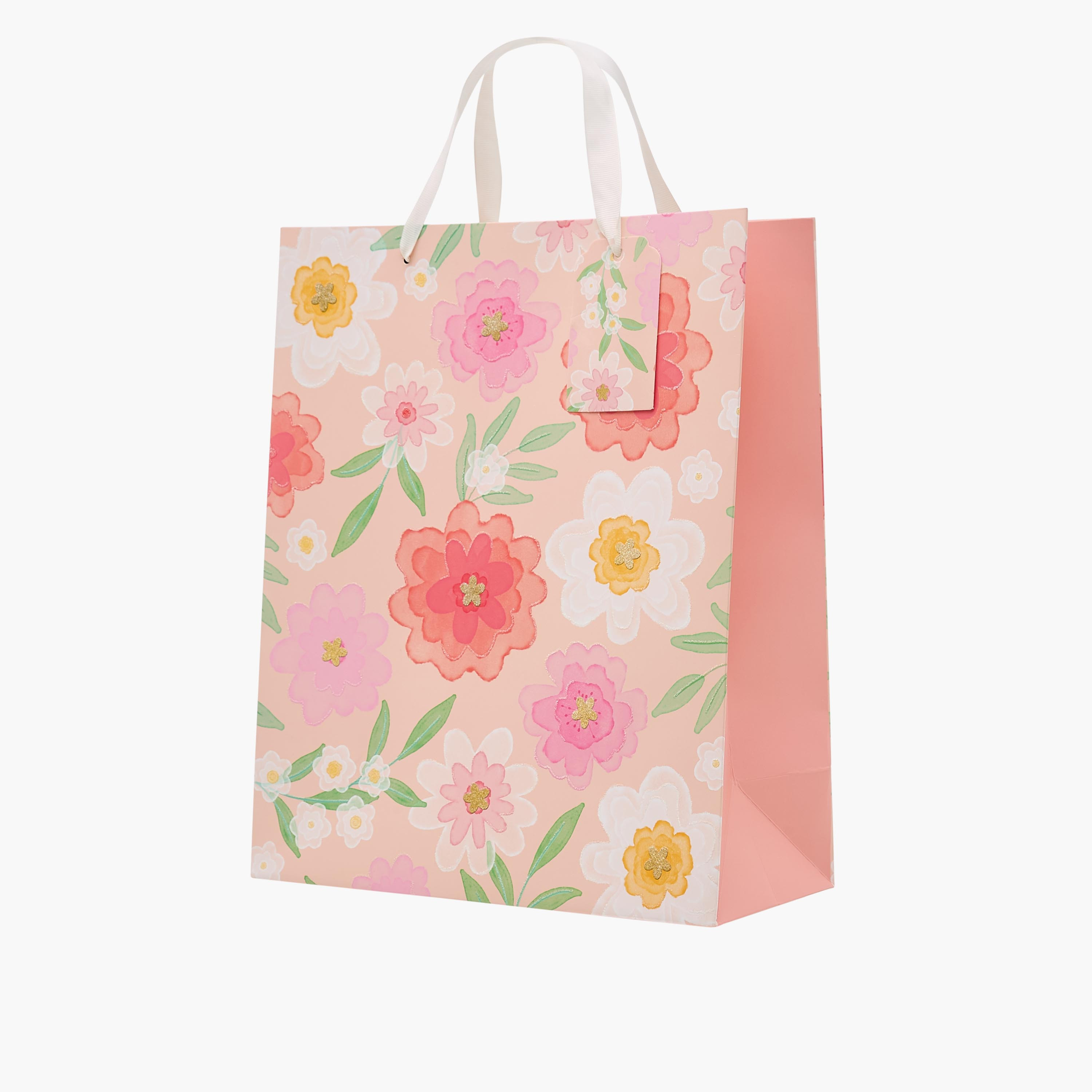 Floral Print Paper Gift Bag - Large-household-giftingaccessories-giftings-image-2