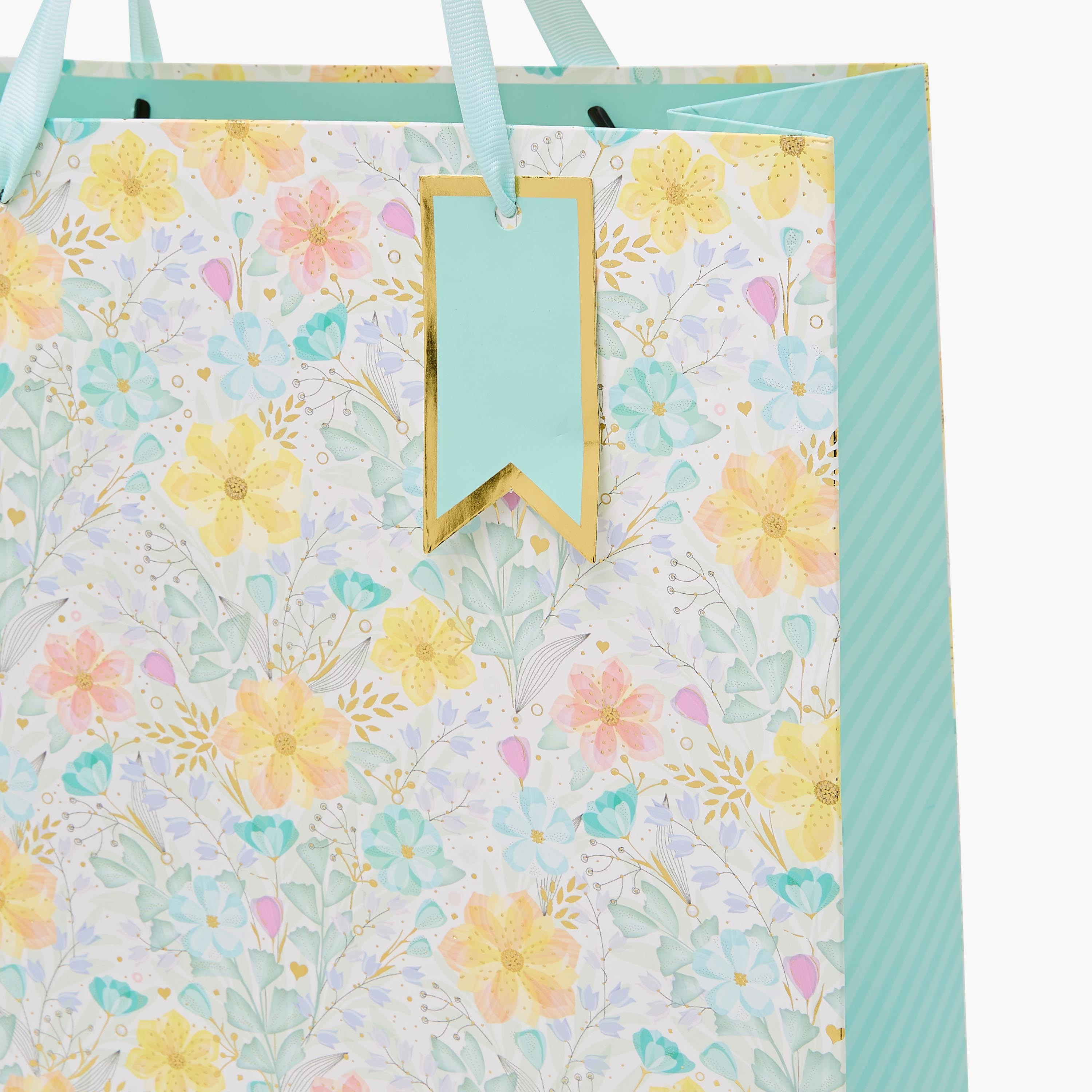 Floral Print Paper Gift Bag - Large-household-giftingaccessories-giftings-image-3