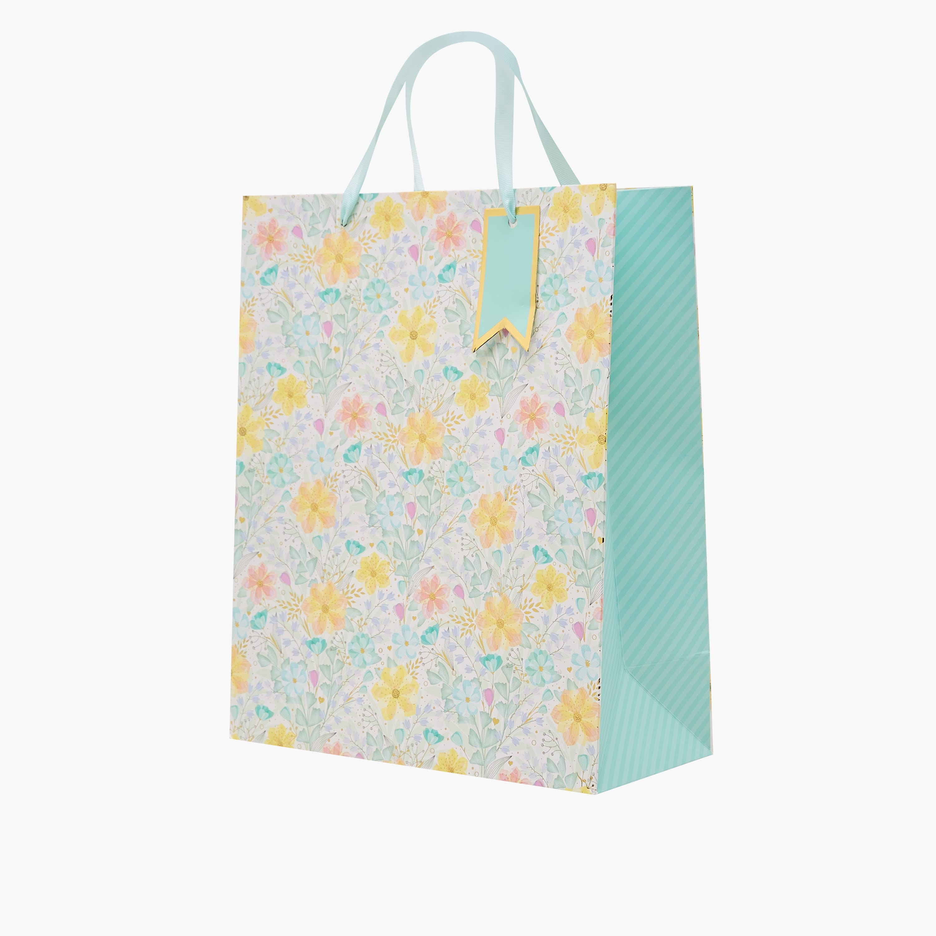 Floral Print Paper Gift Bag - Extra Large-household-giftingaccessories-giftings-image-2