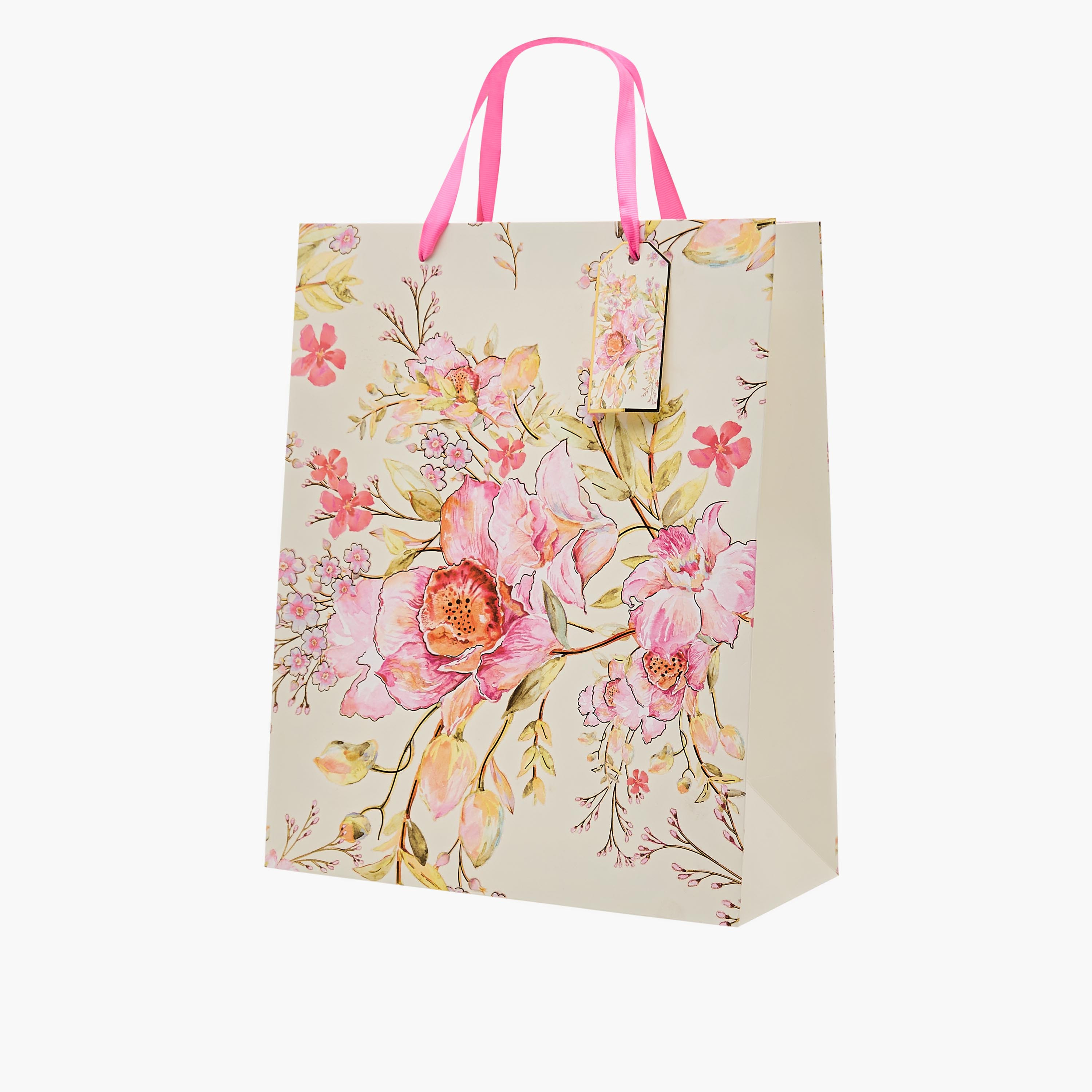 Floral Print Paper Gift Bag - Extra Large-household-giftingaccessories-giftings-image-2