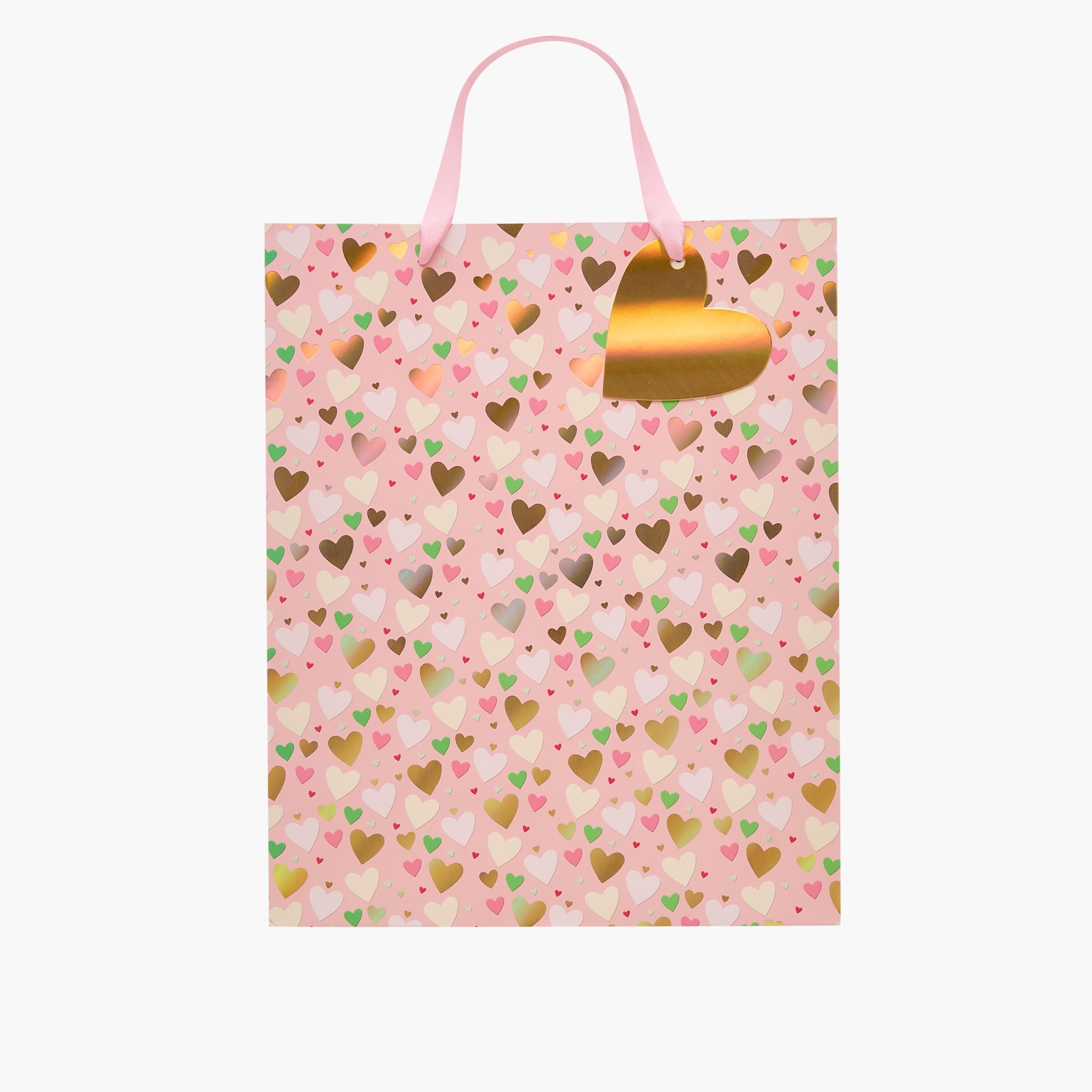 Heart Print Paper Gift Bag - Large-household-giftingaccessories-giftings-image-1