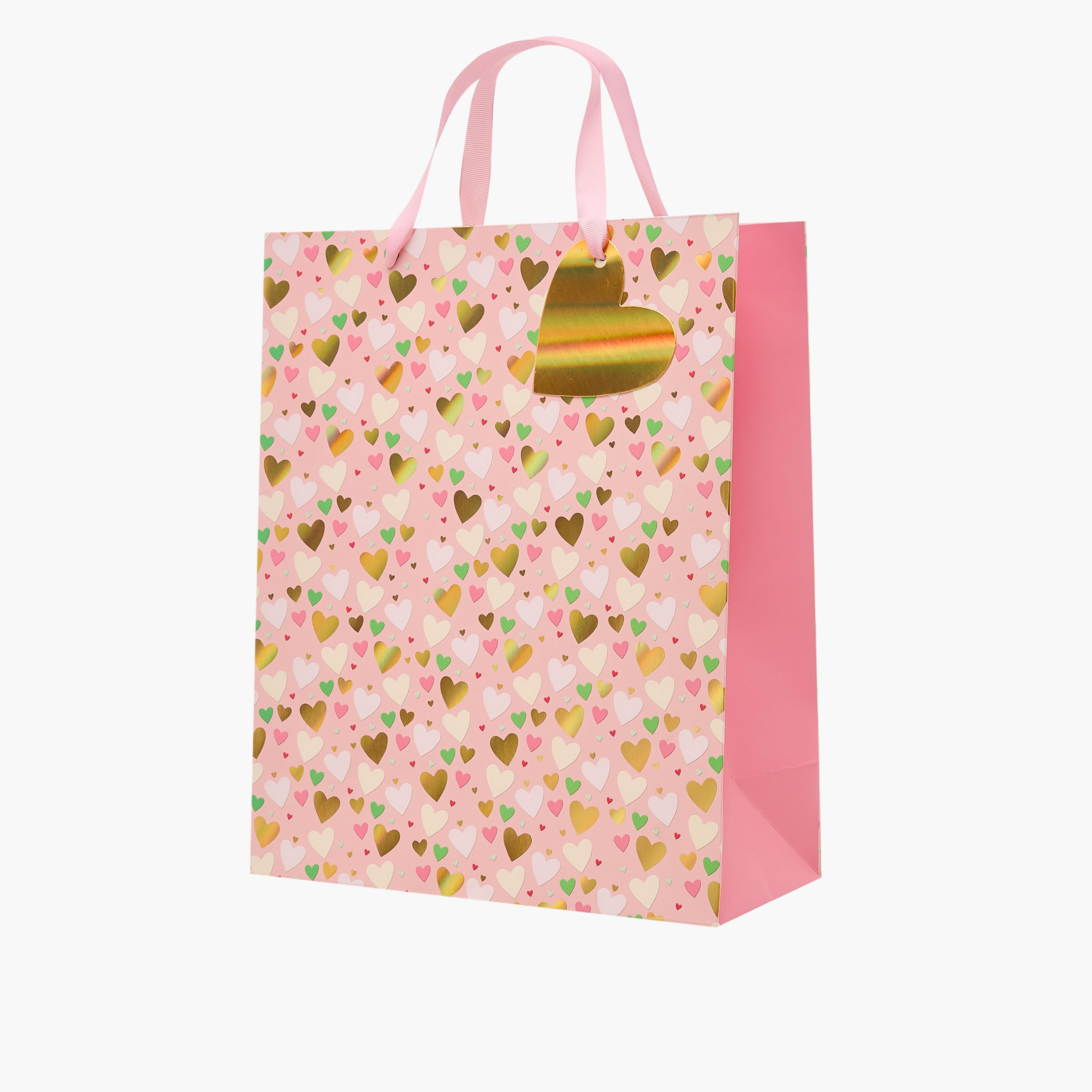 Heart Print Paper Gift Bag - Large-household-giftingaccessories-giftings-image-2