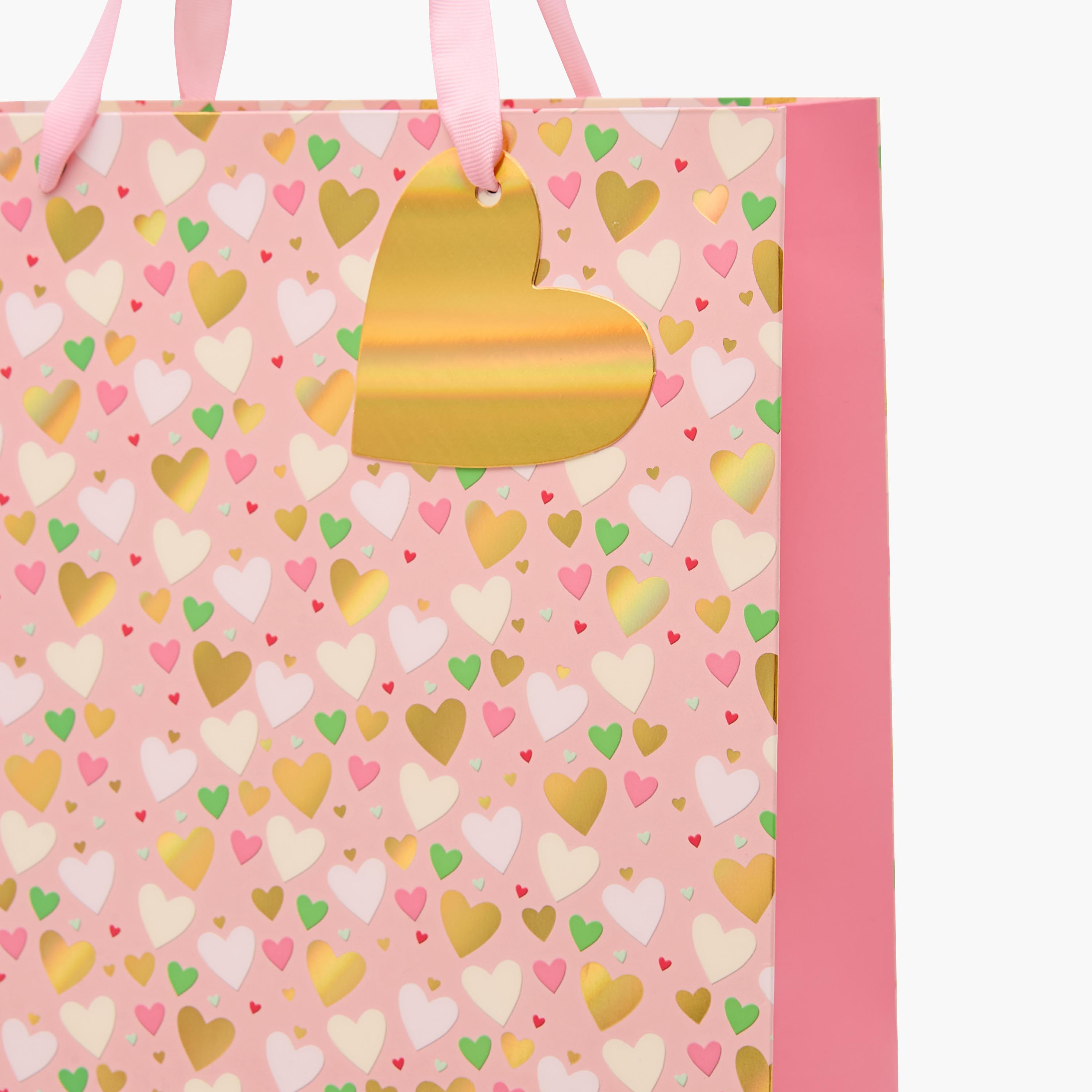 Heart Print Paper Gift Bag - Large-household-giftingaccessories-giftings-image-3