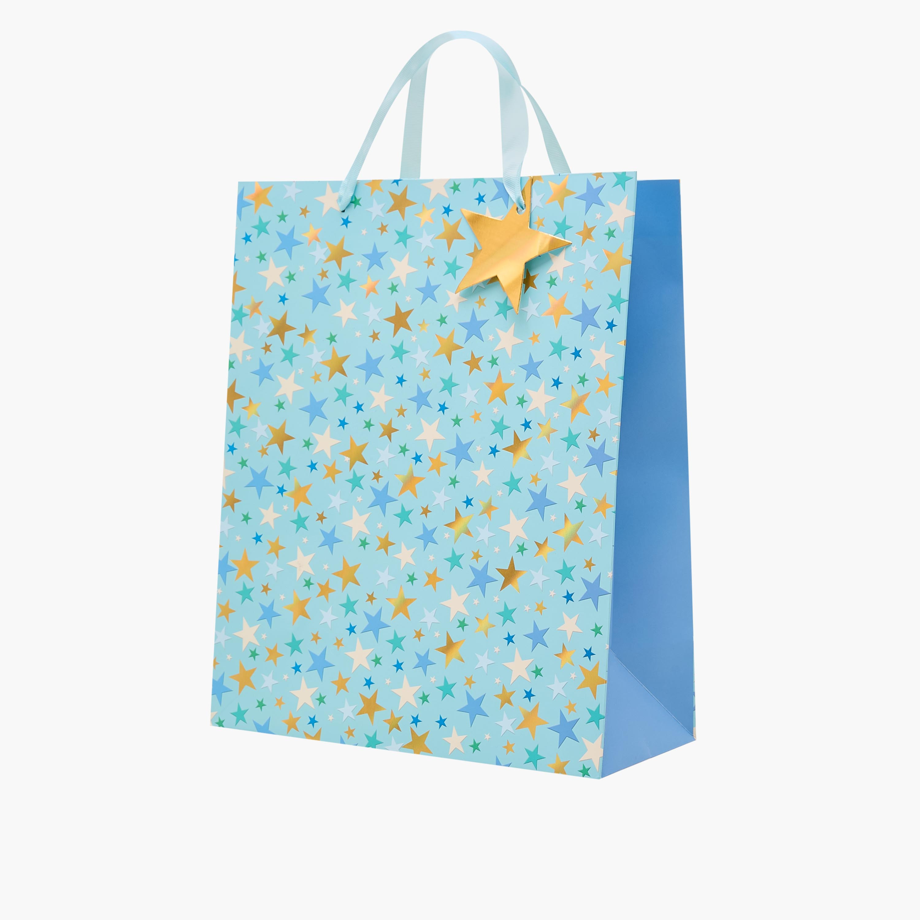 شنطة هدايا ورق بطبعات نجوم - كبيرة جدًا-household-giftingaccessories-giftings-image-2