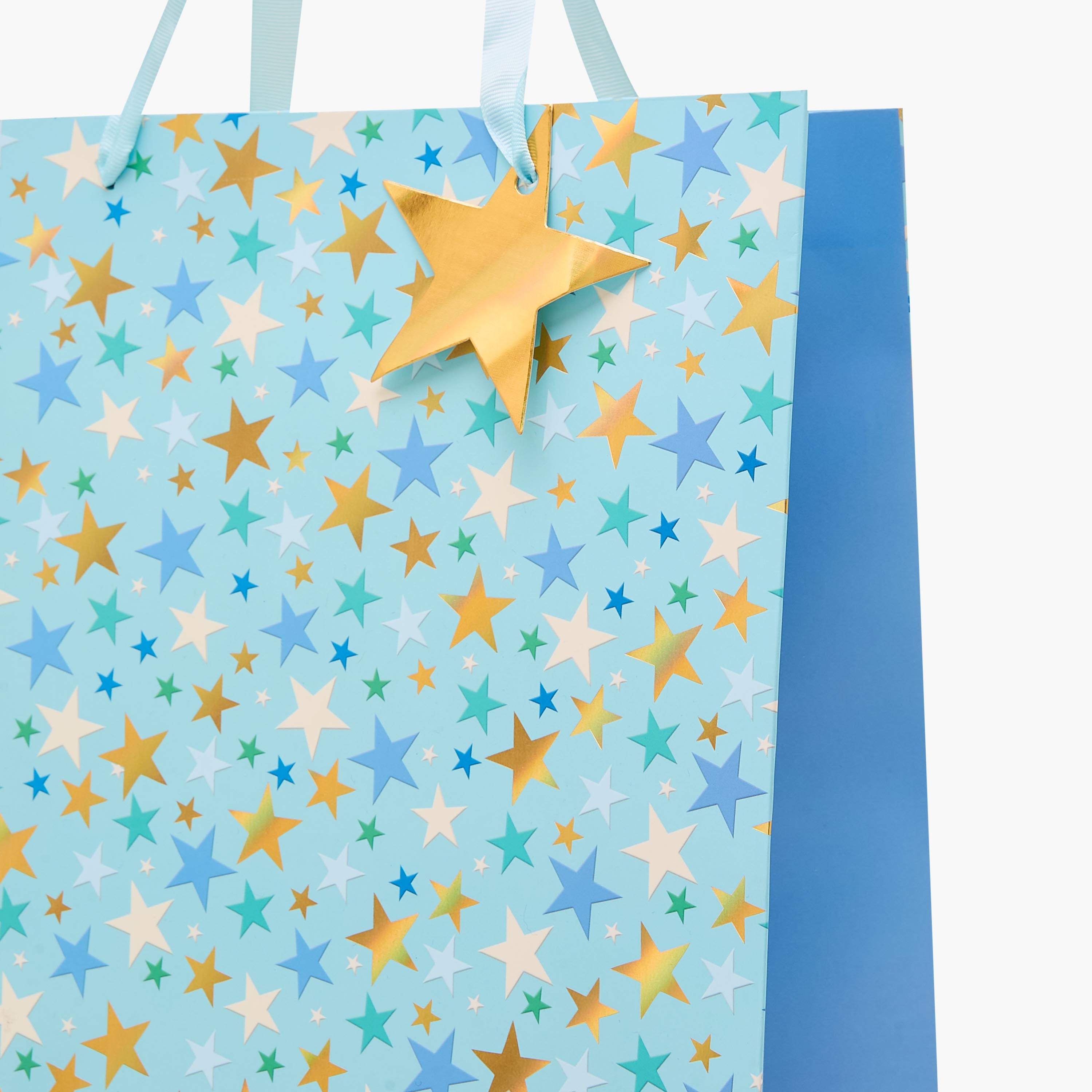 شنطة هدايا ورق بطبعات نجوم - كبيرة جدًا-household-giftingaccessories-giftings-image-1