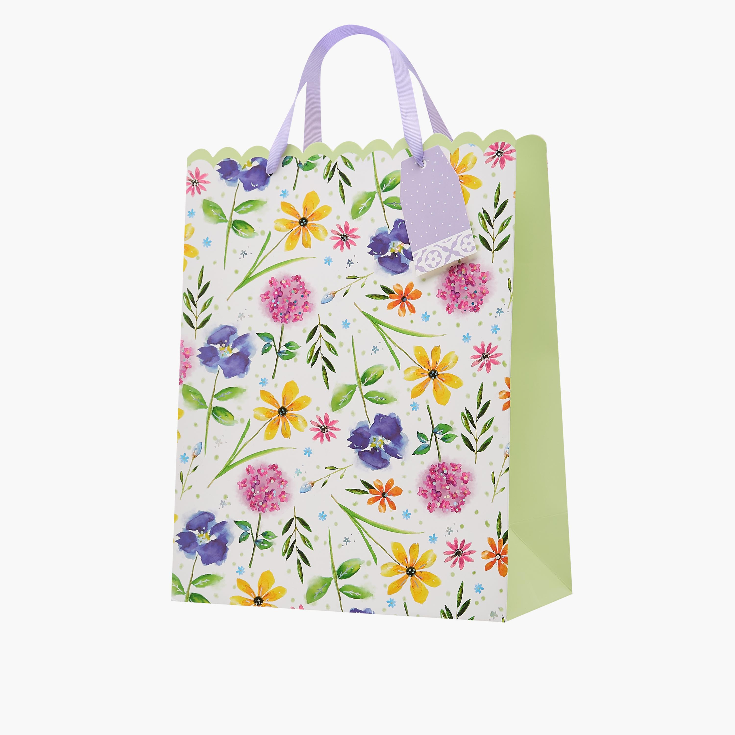 Floral Print Paper Gift Bag - Large-household-giftingaccessories-giftings-image-2
