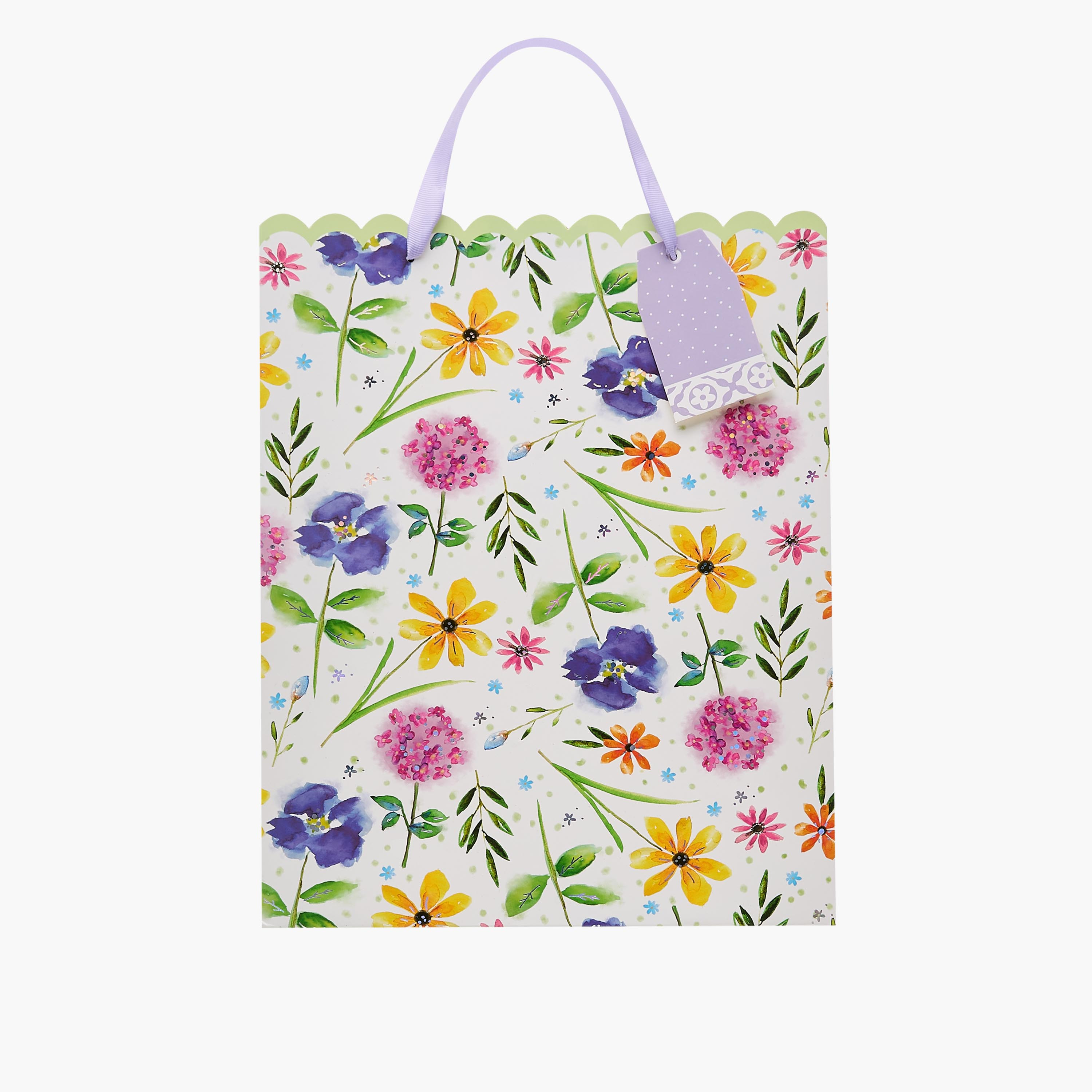 Floral Print Paper Gift Bag - Extra Large-household-giftingaccessories-giftings-image-1