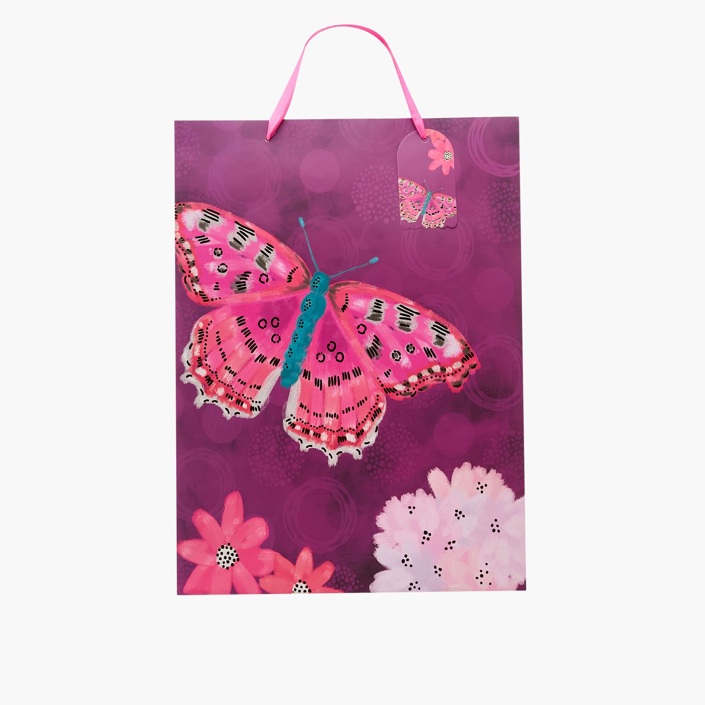 Butterfly Print Paper Gift Bag - Extra Large-household-giftingaccessories-giftings-image-1