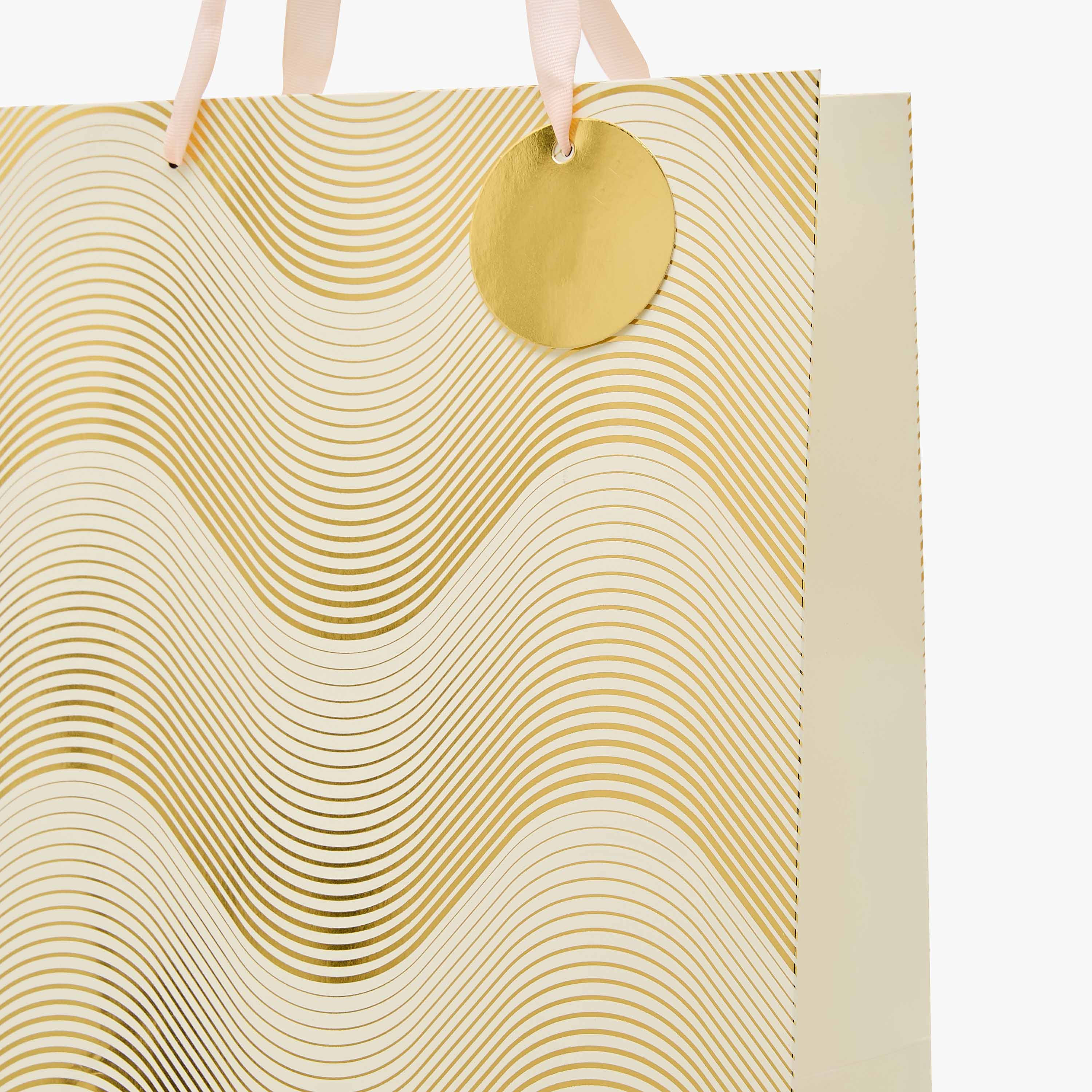 Wave Print Paper Gift Bag - Large-household-giftingaccessories-giftings-image-3