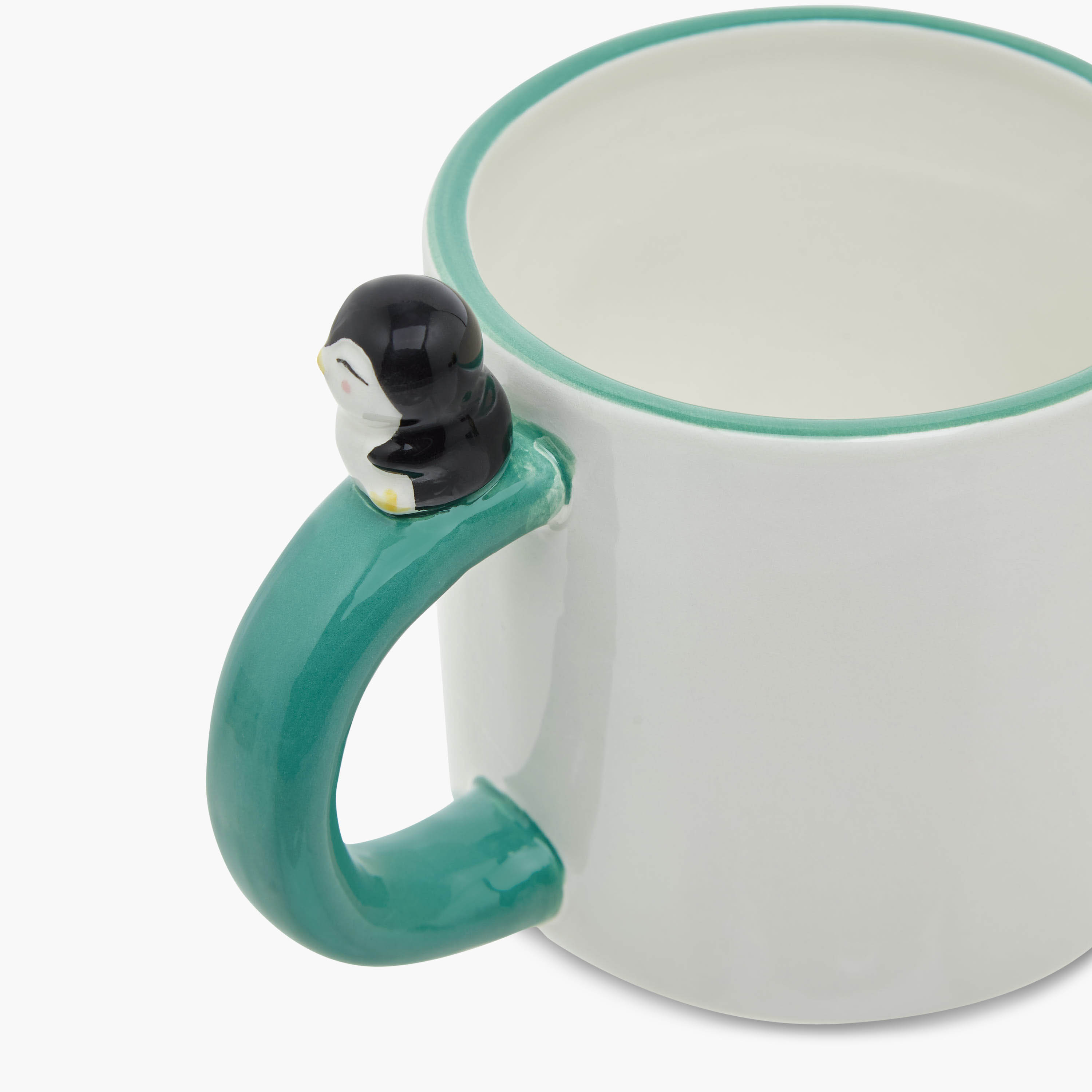 Penguin 3D Embossed Dolomite Mug - 390 ml-household-dining-teaandcoffee-mugsandcups-image-4