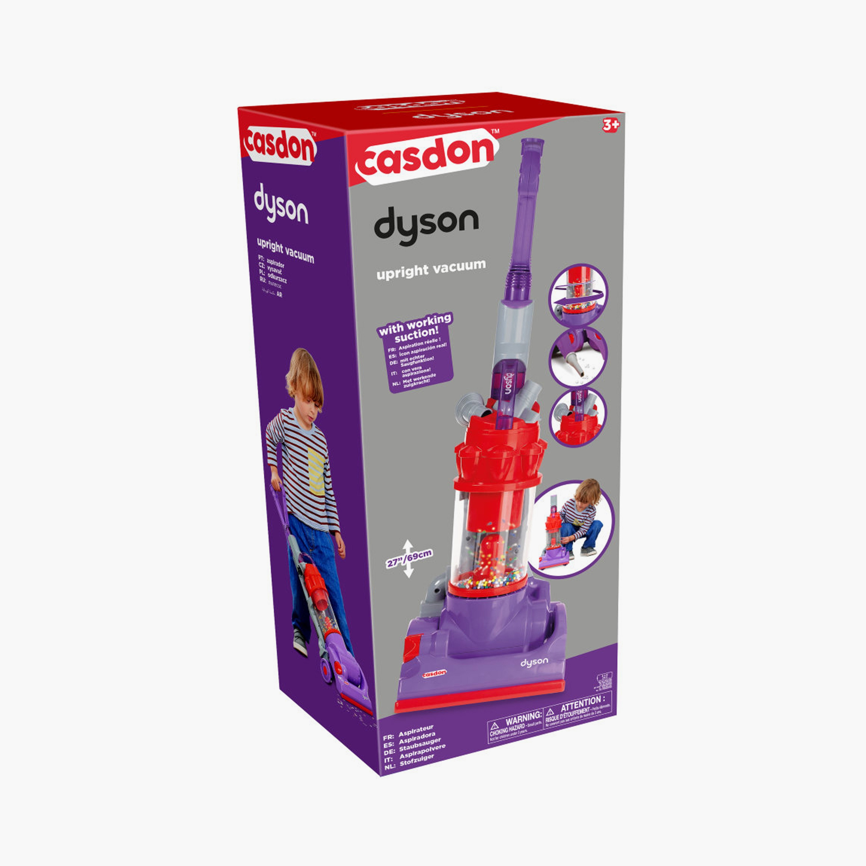 Casdon Dyson DC14 Vacuum Cleaner Realistic Play Toy-toys-roleplay-householdsets-image-7