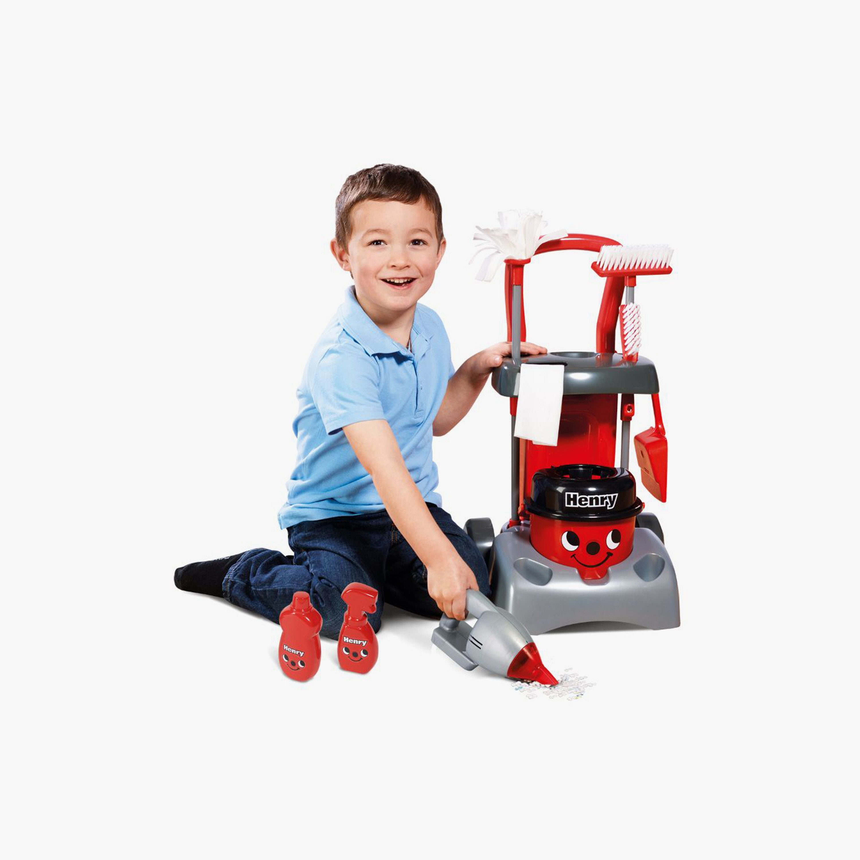 Casdon Henry Deluxe Cleaning Trolley Realistic Play Set-toys-babyandtoddlertoys-learningtoys-image-5