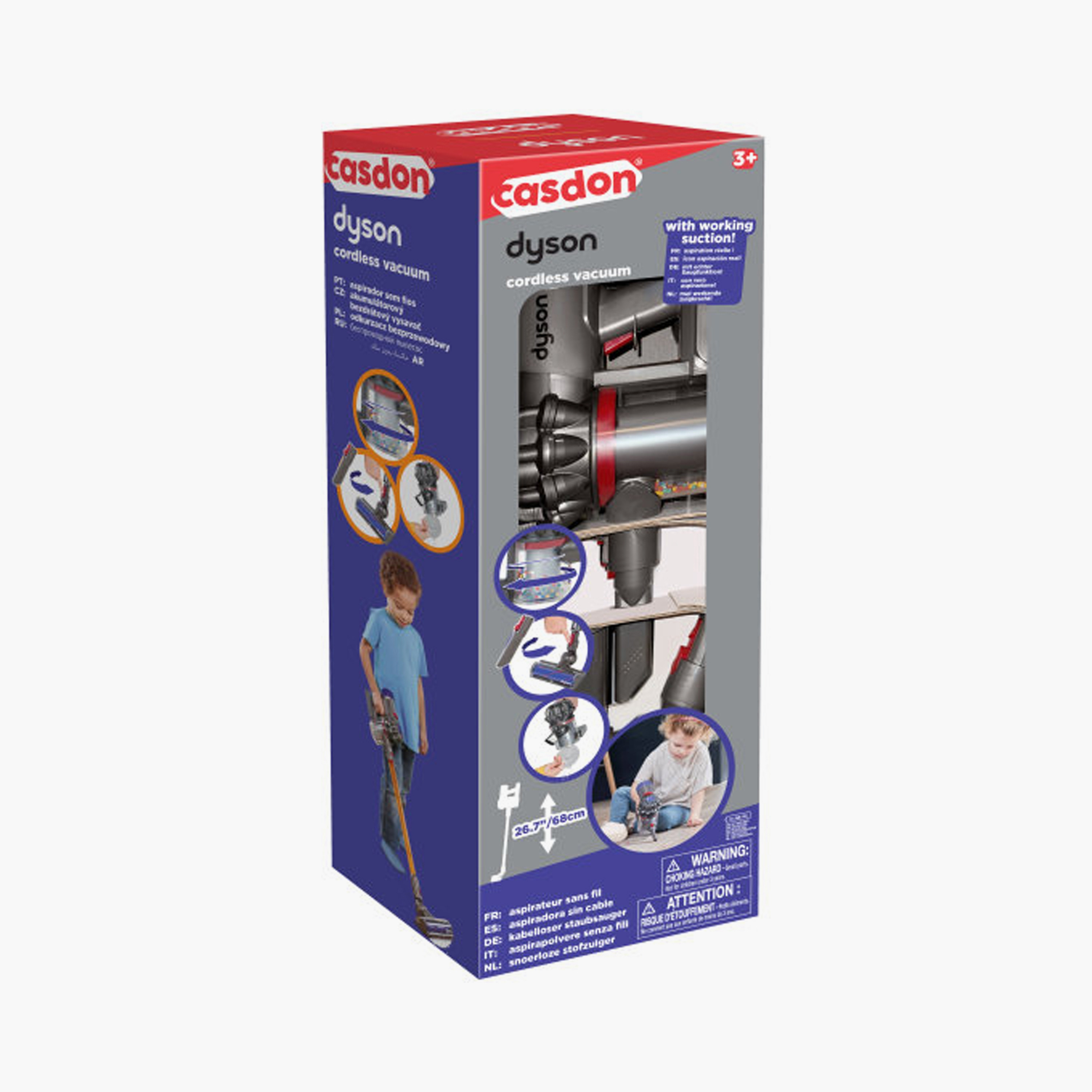 Casdon Dyson Cordless Vacuum Realistic Play Toy-toys-roleplay-householdsets-image-8