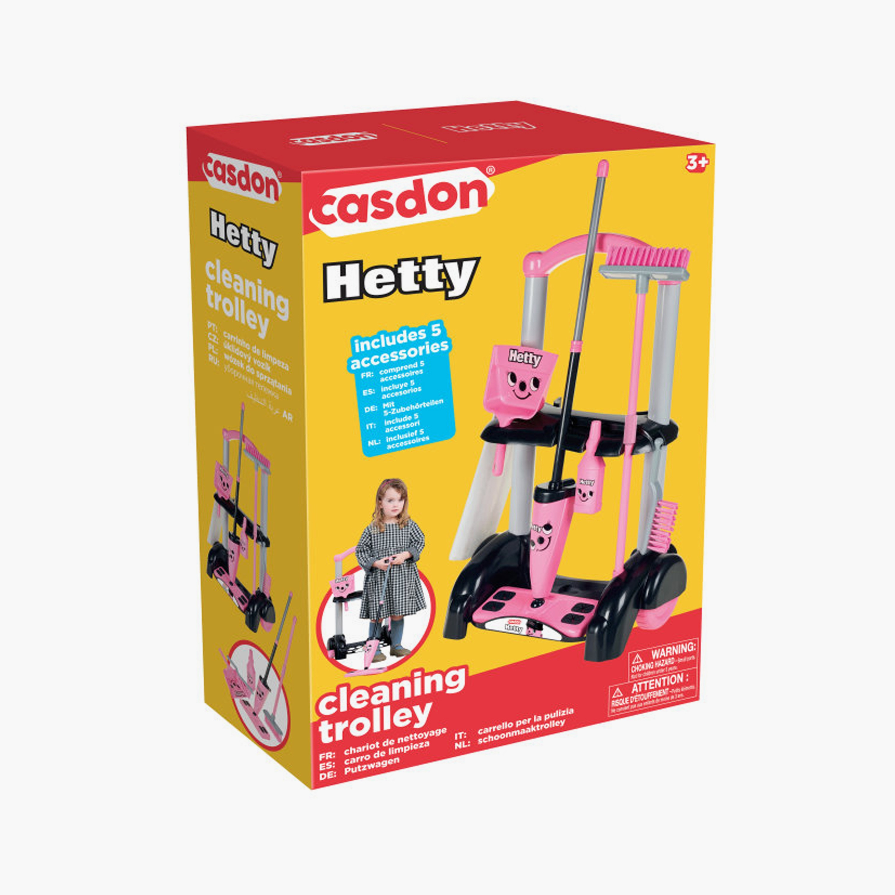 Casdon Henry Cleaning Trolley Realistic Play Toy Set-toys-roleplay-supermarketandshoppingsets-image-6