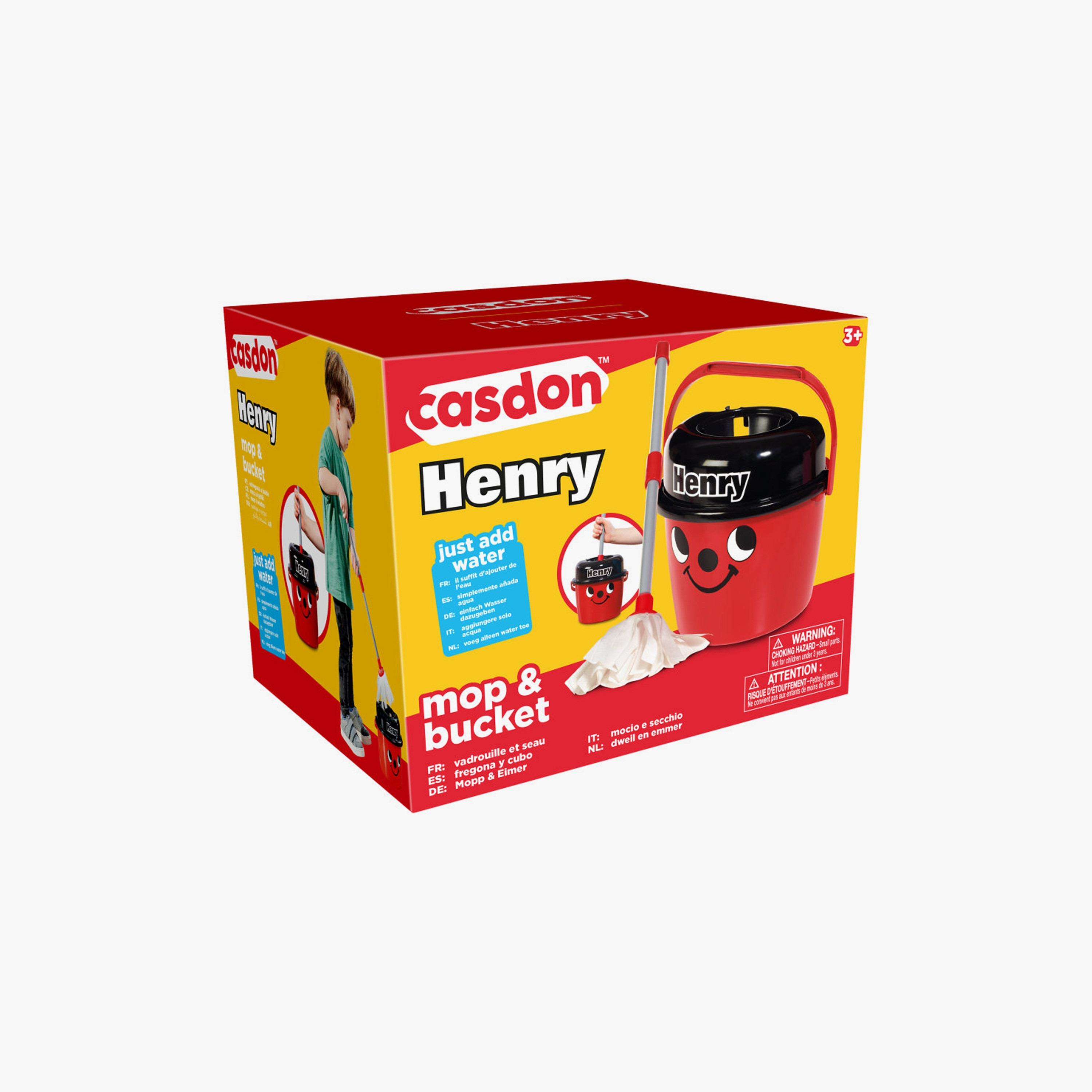 Casdon -Henry Mop & Bucket Realistic Play Set-toys-roleplay-householdsets-image-7