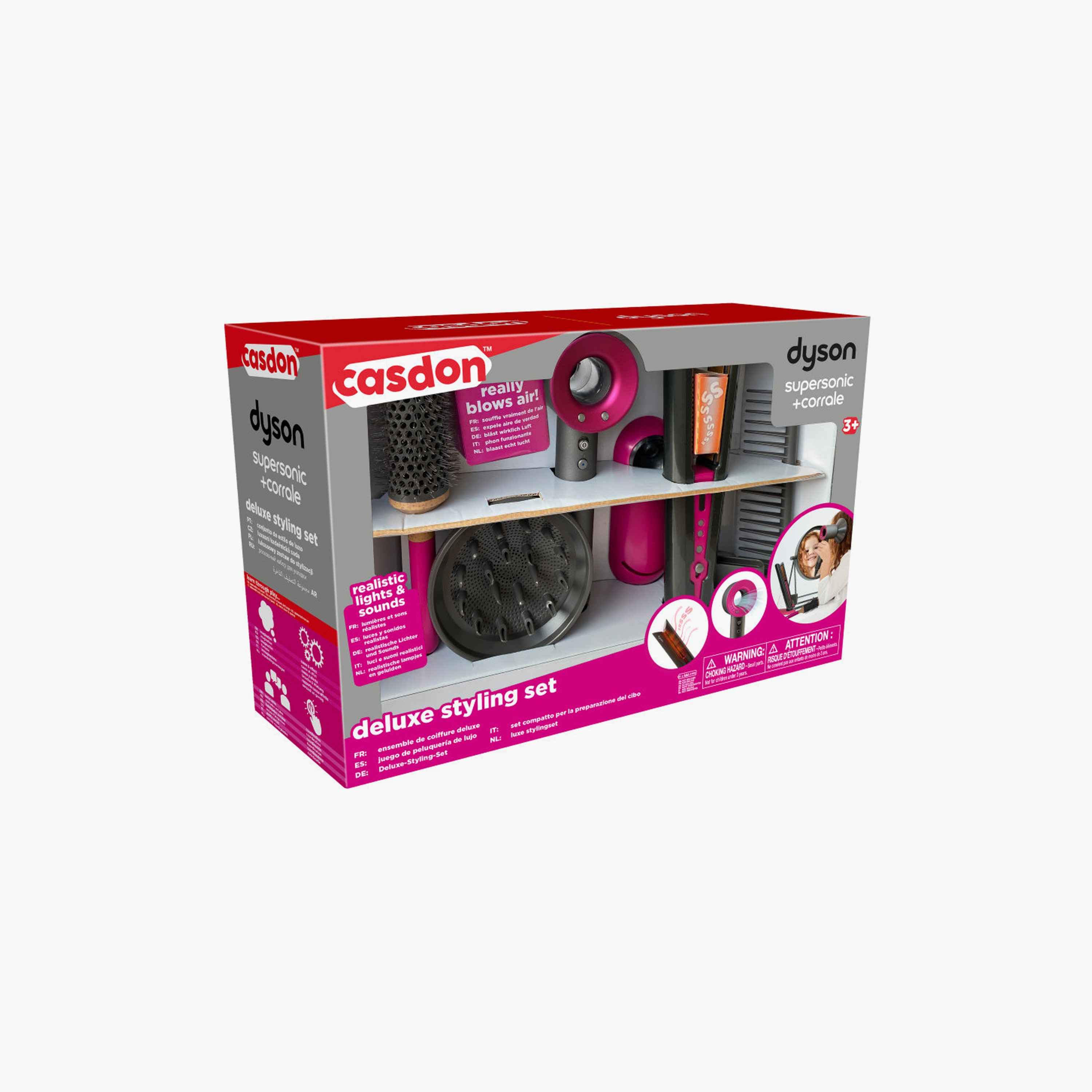 Casdon Dyson Supersonic & Corrale Deluxe Realistic Play Styling Toy Set-toys-roleplay-makeupandcosmeticsets-image-8
