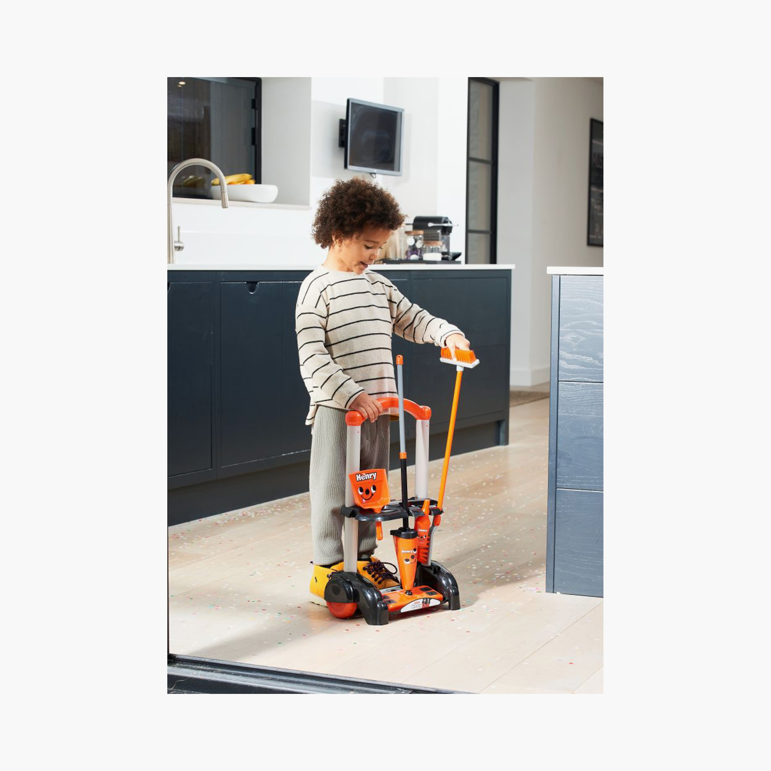 Casdon Henry Cleaning Trolley Realistic Play Toy Set-toys-roleplay-supermarketandshoppingsets-image-4