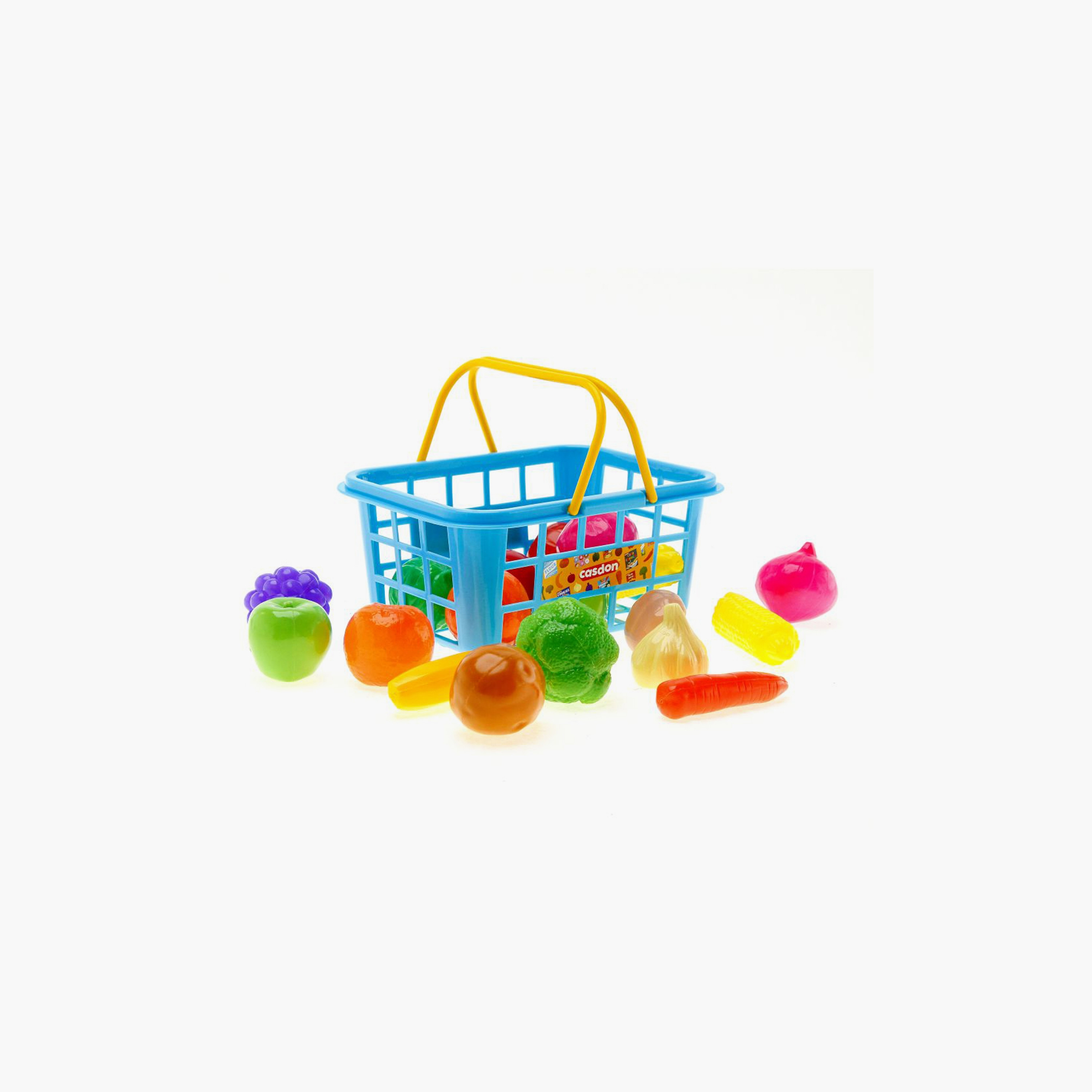 Casdon Fruit & Veg Basket: Realistic Play Shop Set-toys-roleplay-playfoods-image-1