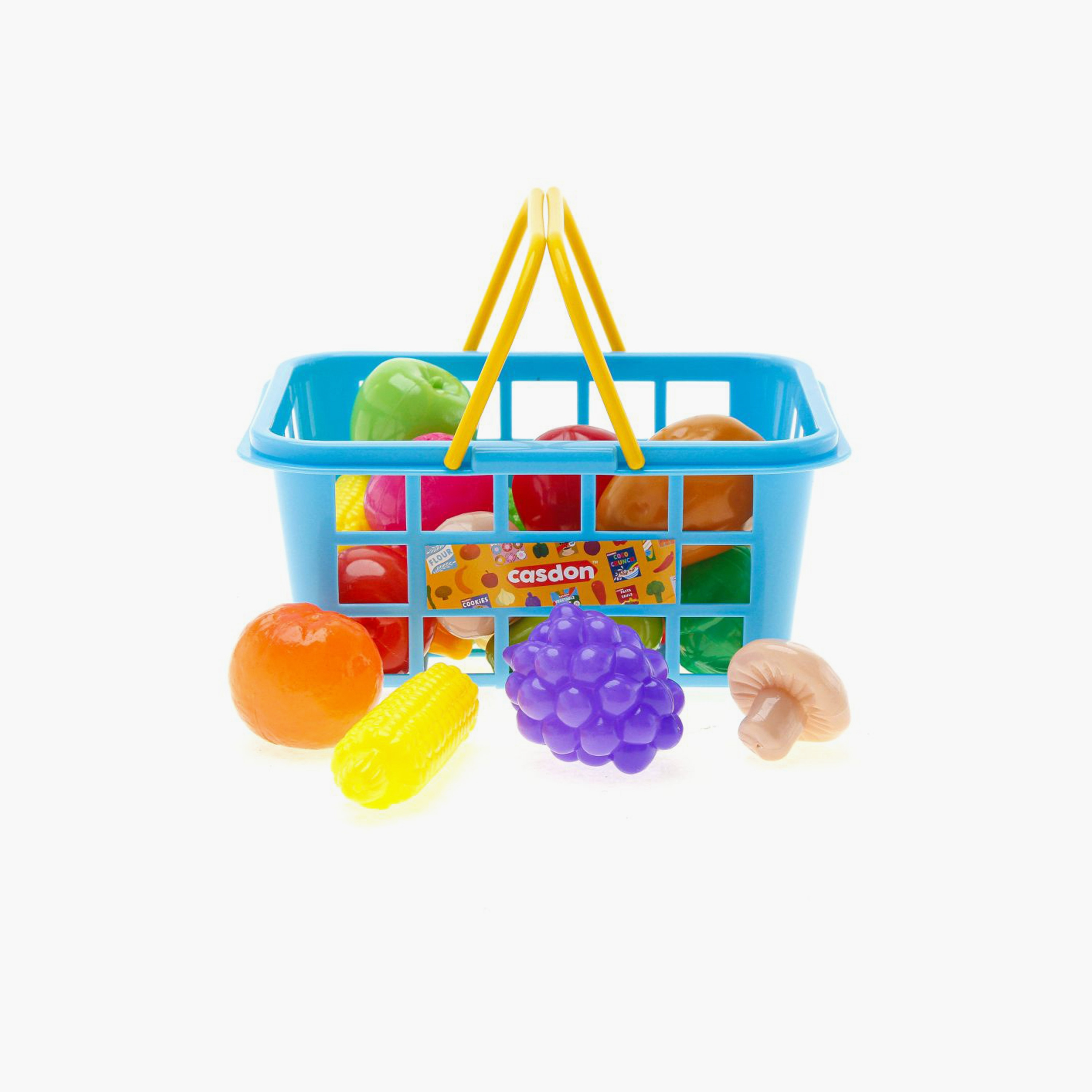 Casdon Fruit & Veg Basket: Realistic Play Shop Set-toys-roleplay-playfoods-image-2
