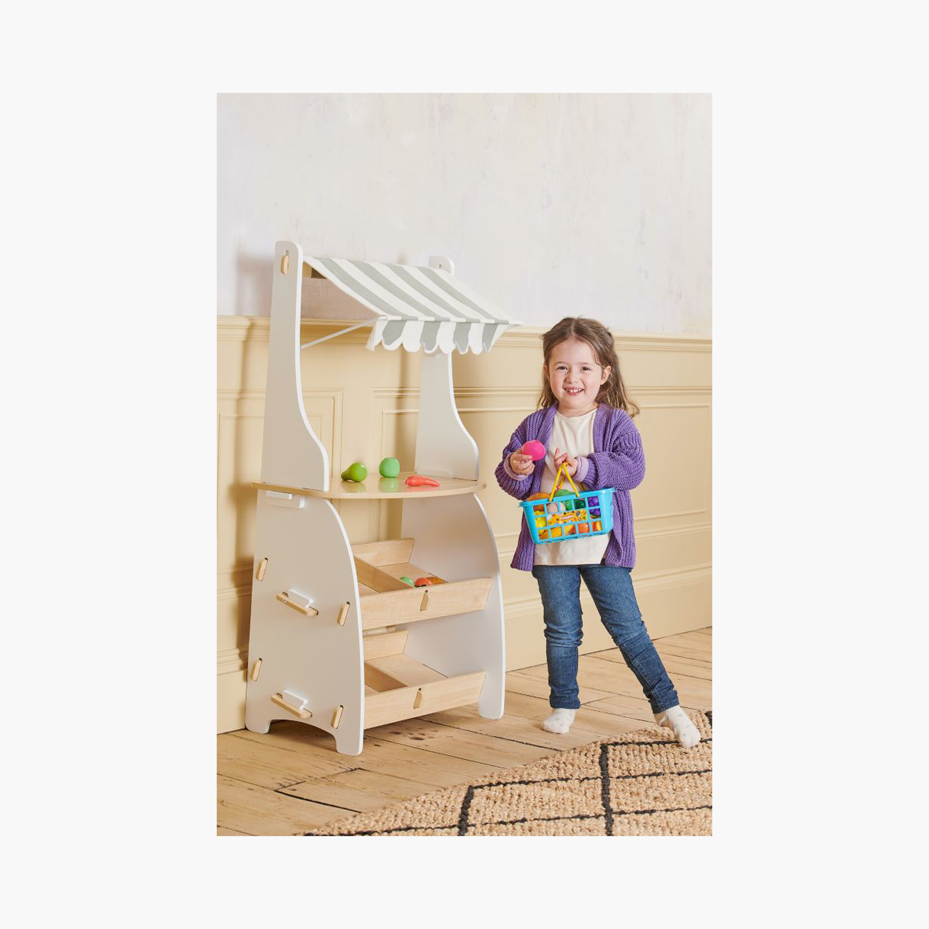 Casdon Fruit & Veg Basket: Realistic Play Shop Set-toys-roleplay-playfoods-image-4