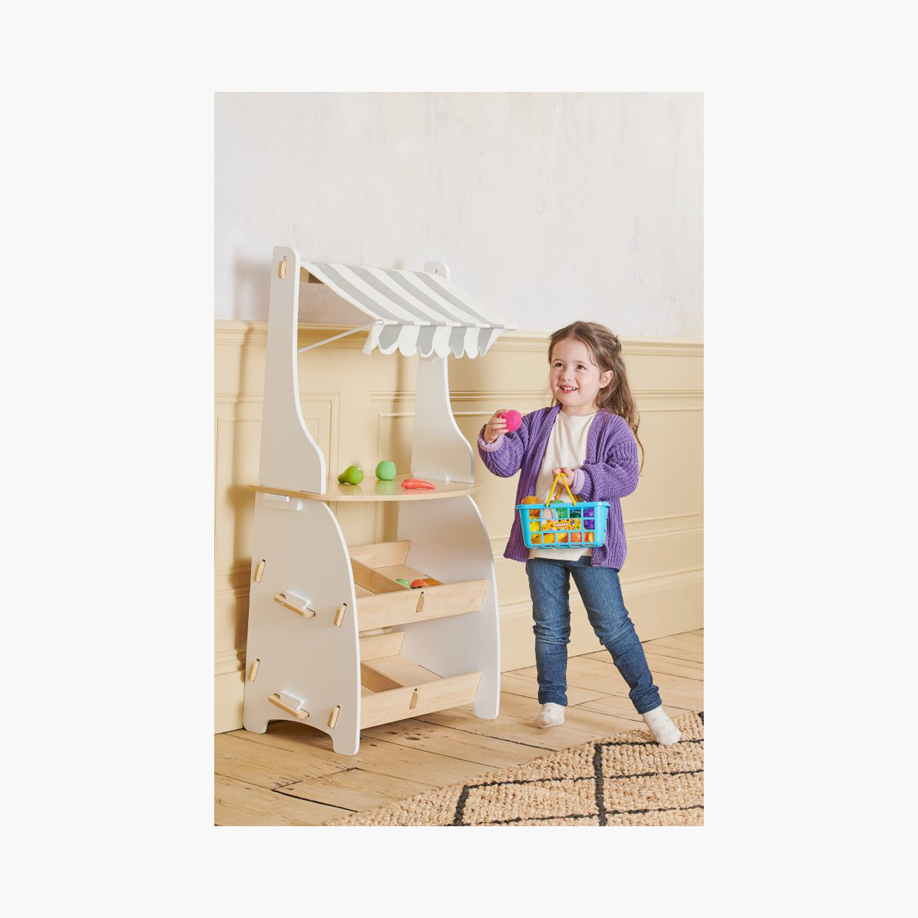 Casdon Fruit & Veg Basket: Realistic Play Shop Set-toys-roleplay-playfoods-image-6
