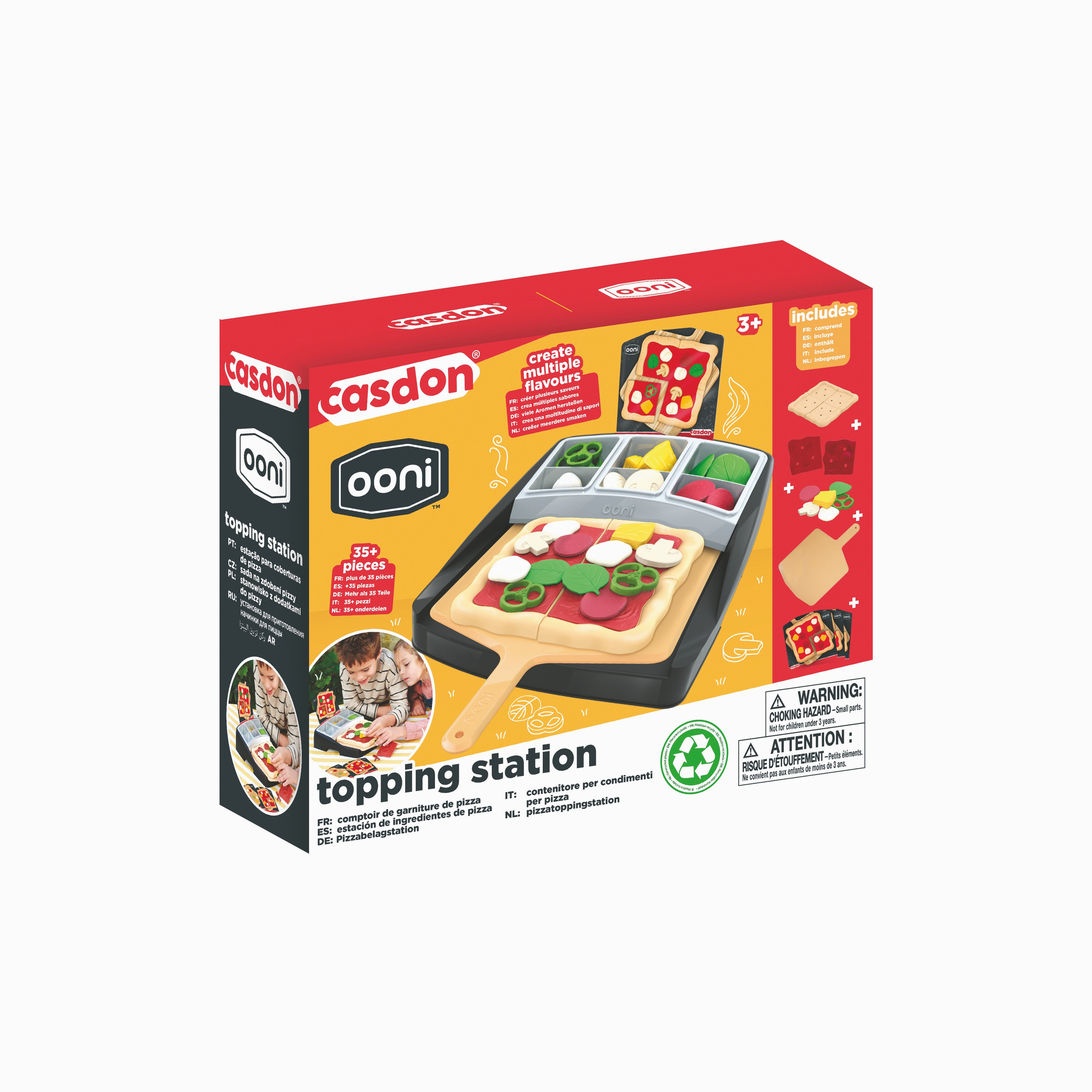Casdon Ooni Pizza Topping Station Realistic Play Toy-toys-roleplay-playfoods-image-9