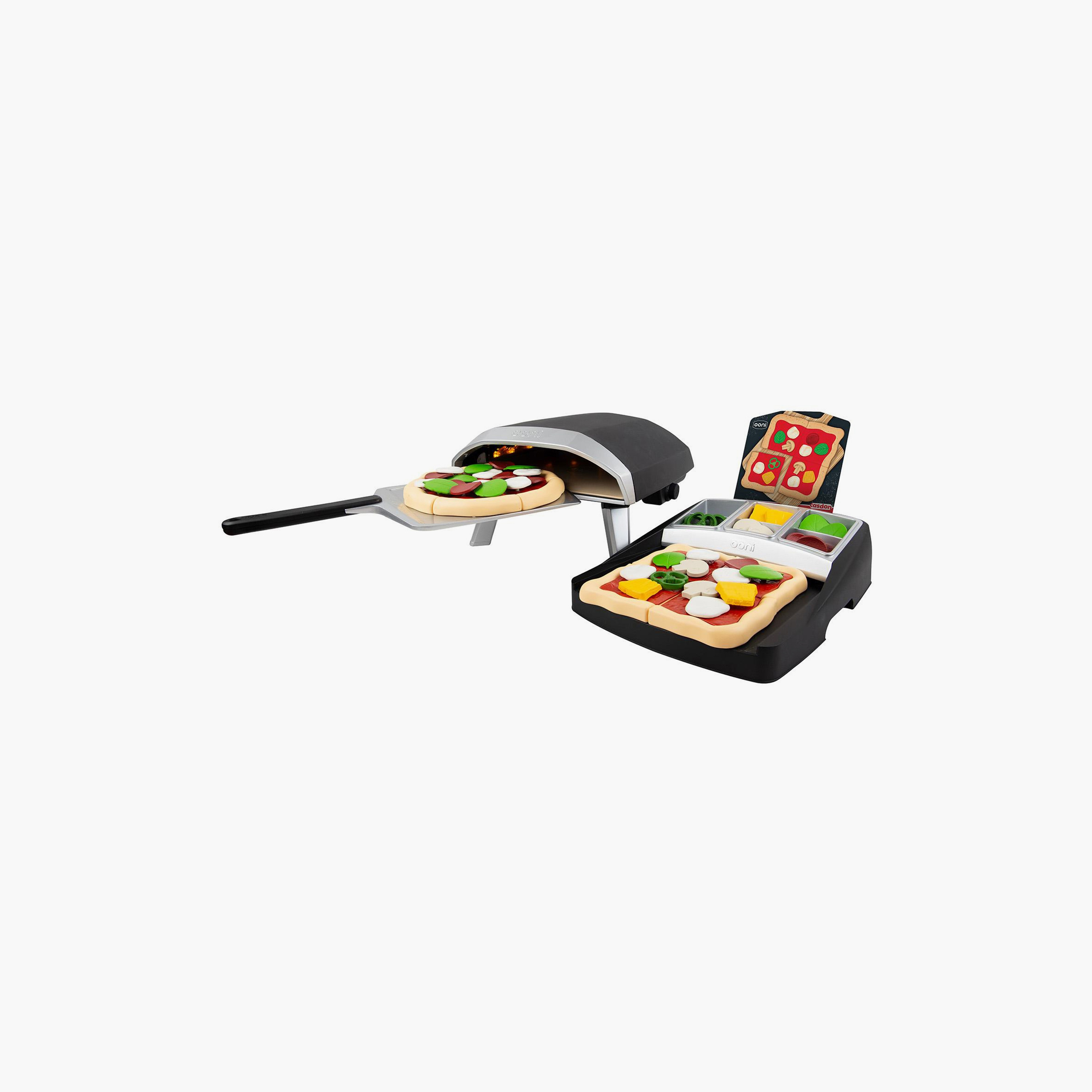 Casdon Ooni Pizza Oven & Topping Station Deluxe Realistic Play Toy Set-toys-roleplay-playfoods-image-1