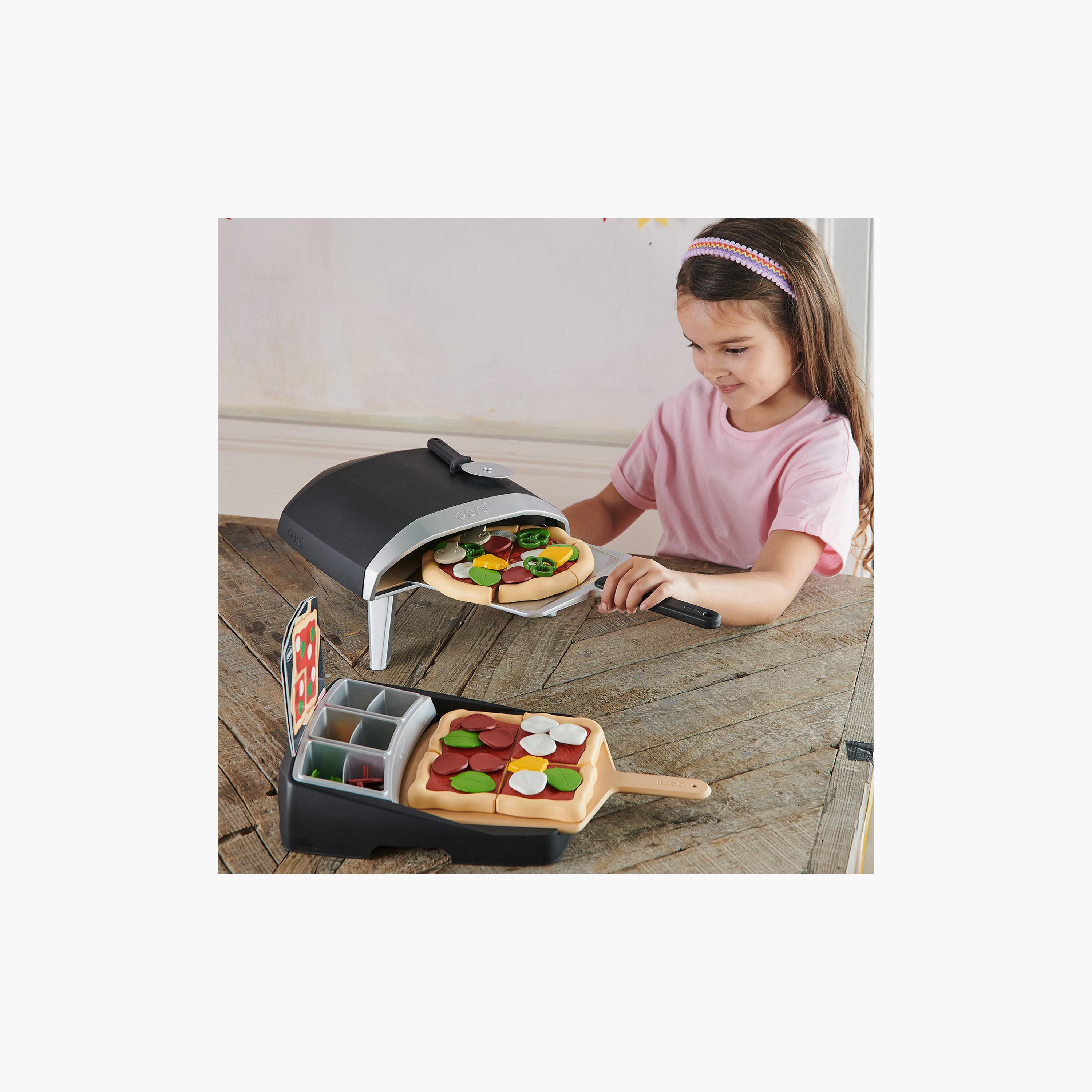 Casdon Ooni Pizza Oven & Topping Station Deluxe Realistic Play Toy Set-toys-roleplay-playfoods-image-3