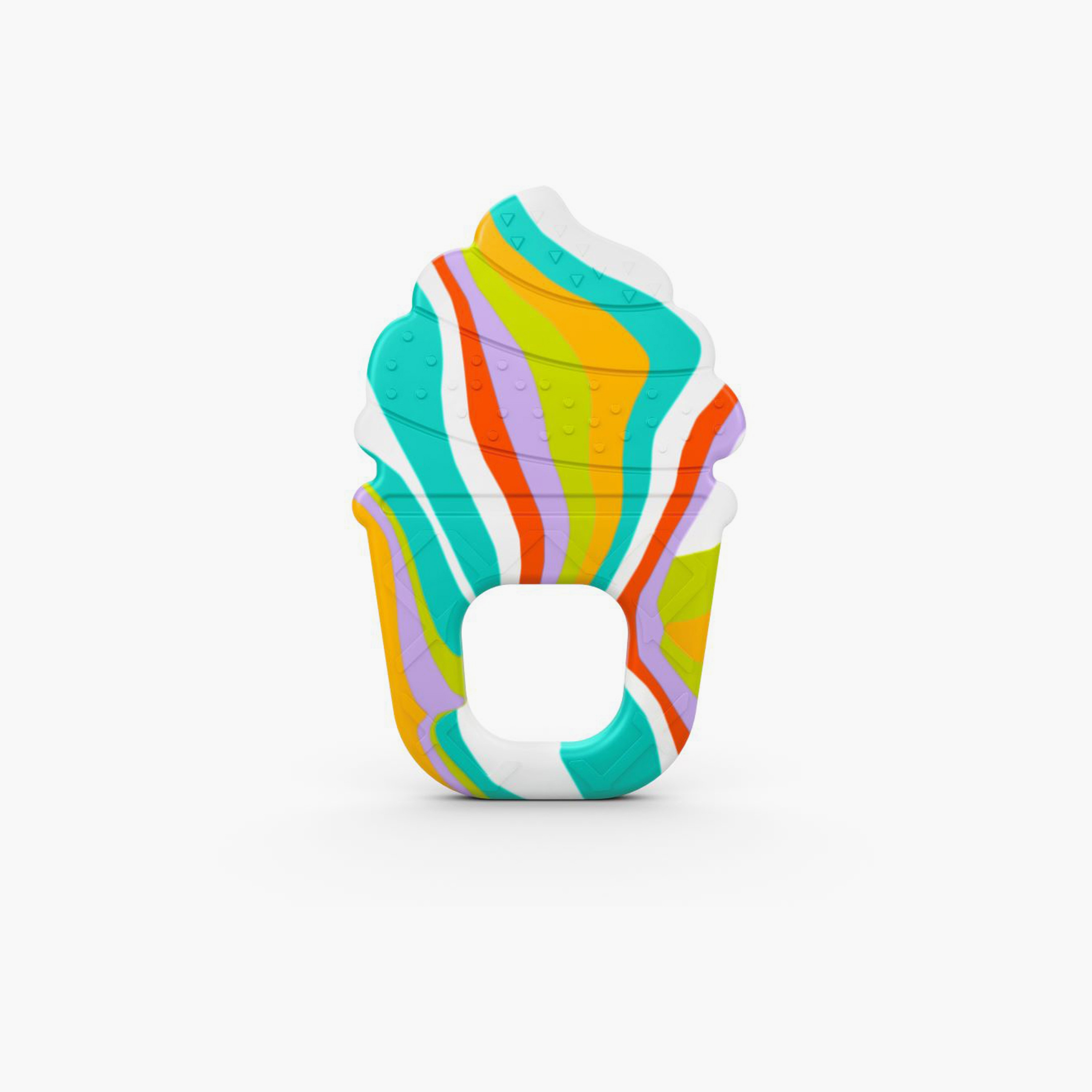 Bright Starts Soothing Soft Serve Silicone Teether-baby-feeding-teethers-image-1