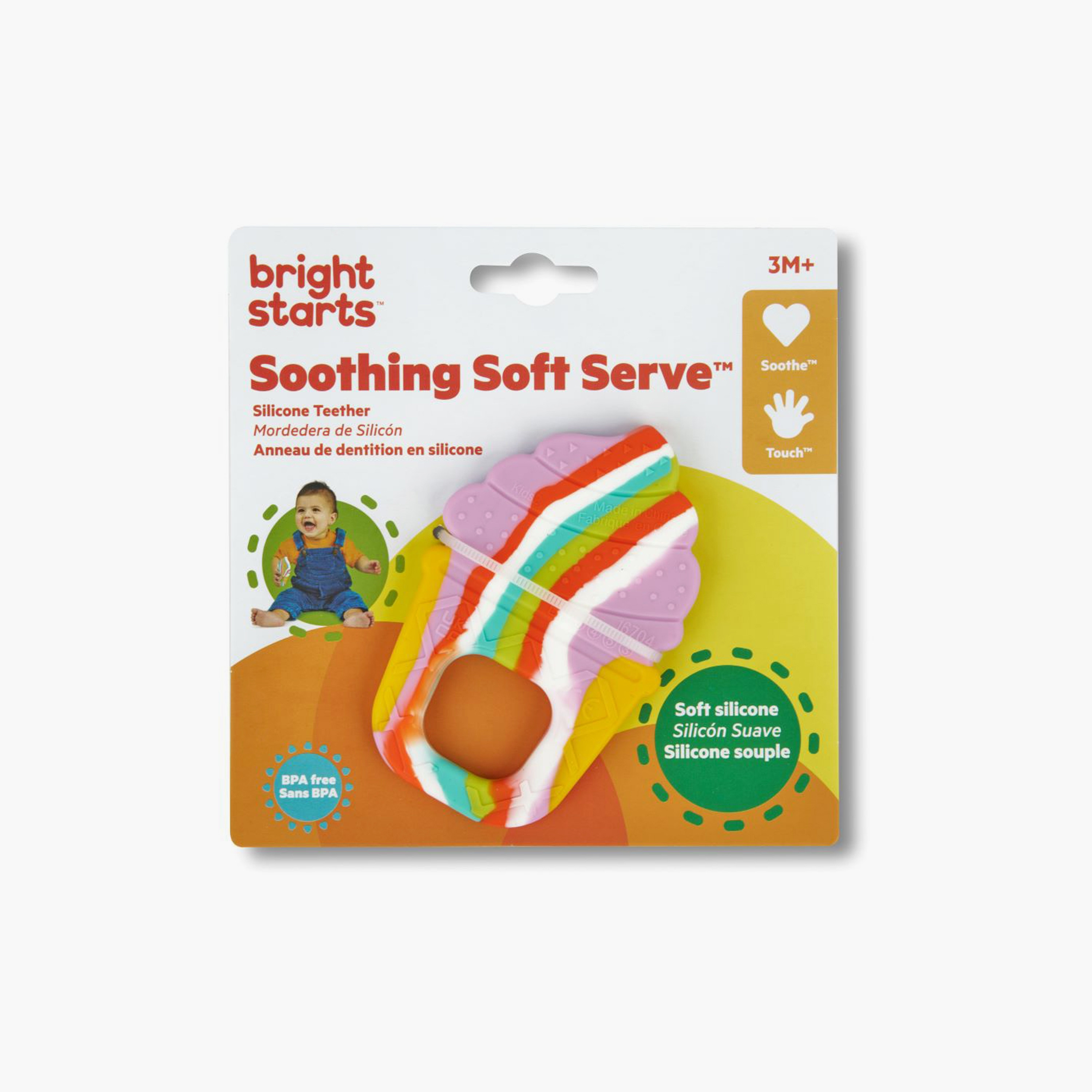 Bright Starts Soothing Soft Serve Silicone Teether-baby-feeding-teethers-image-6