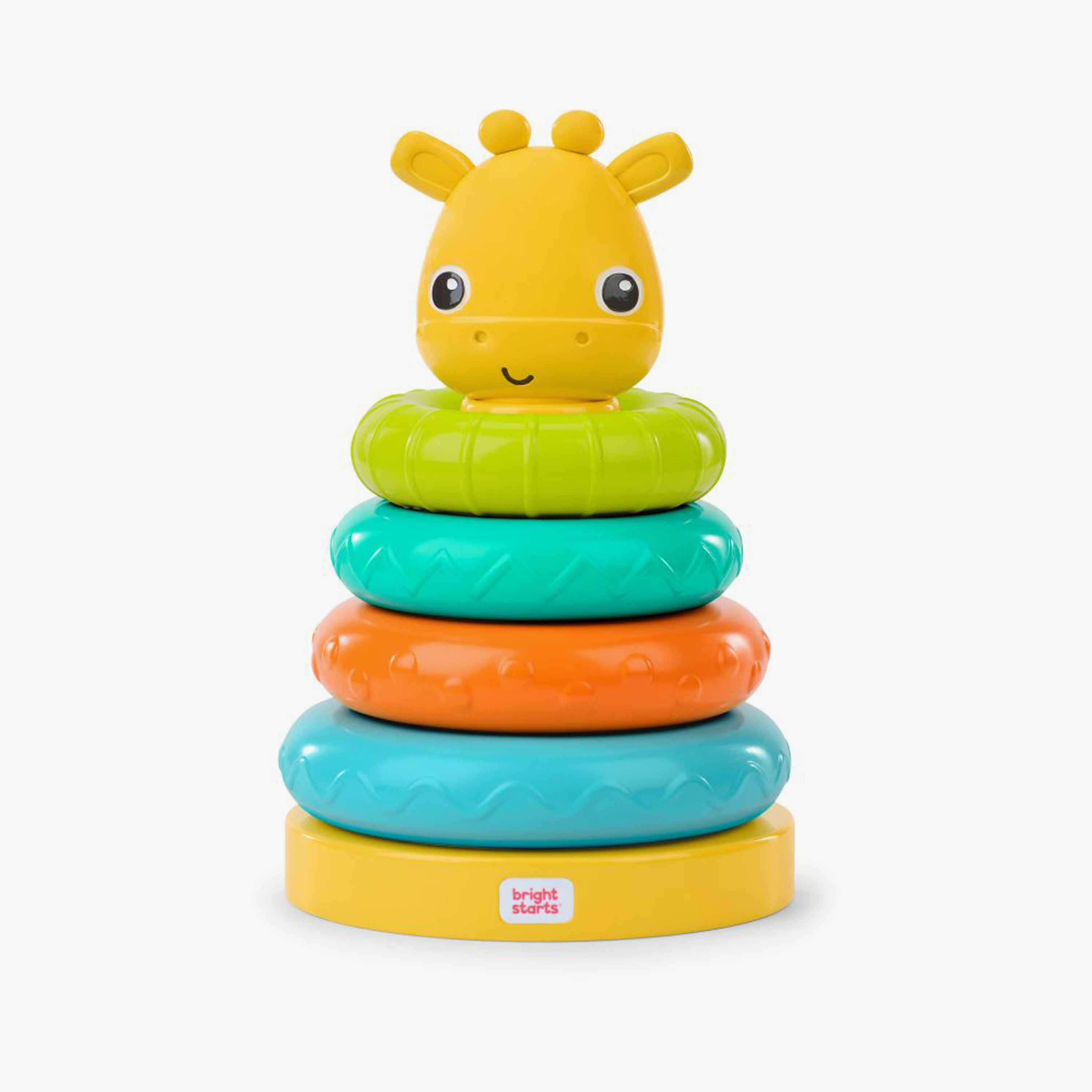 Bright Starts 5-Piece Colorful Rings Stacking Toy-toys-babyandtoddlertoys-stackingandnestingtoys-image-1