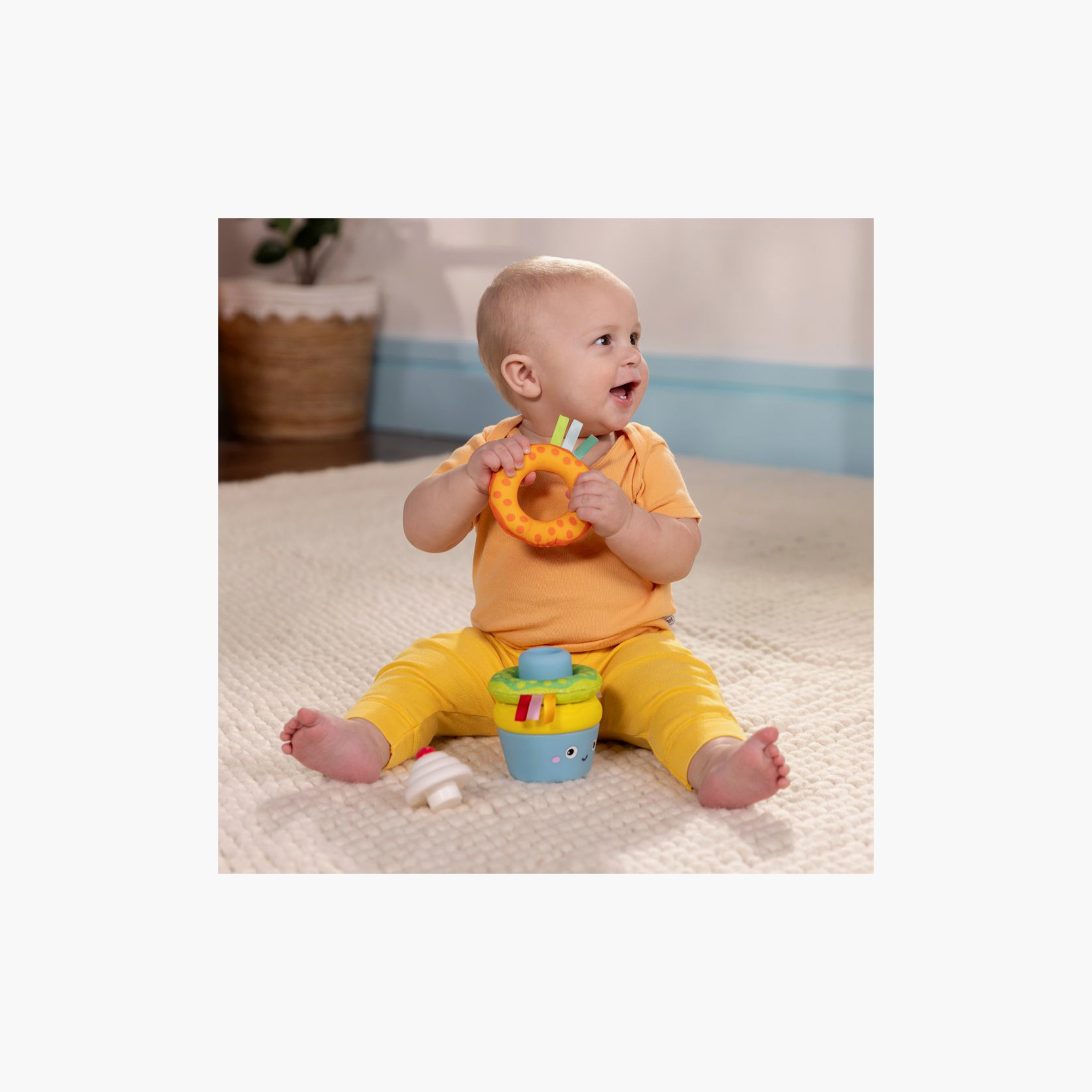 Bright Starts Cupcake Tower Stacking Toy with Teether-toys-babyandtoddlertoys-rattlesandteethers-image-2