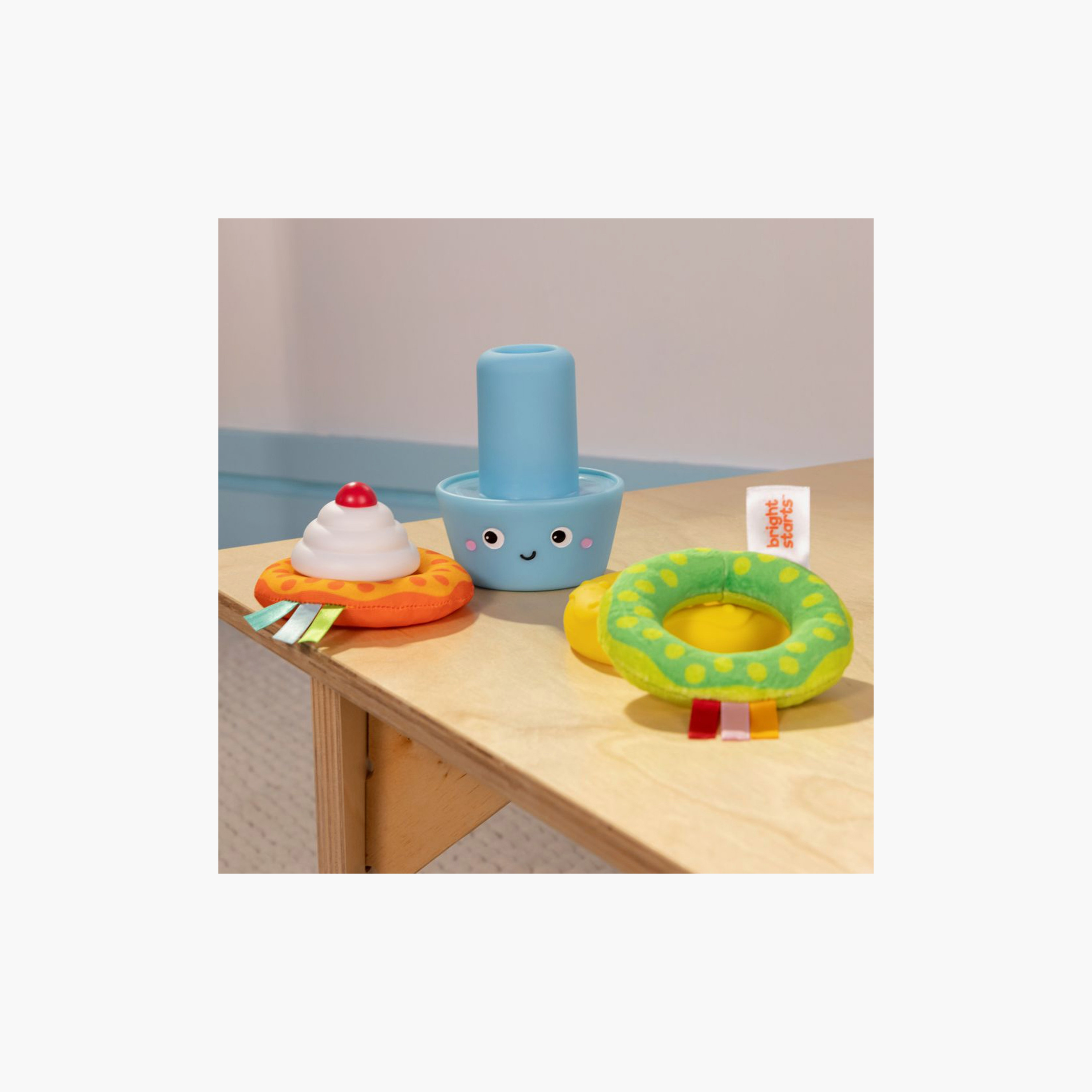 Bright Starts Cupcake Tower Stacking Toy with Teether-toys-babyandtoddlertoys-rattlesandteethers-image-7