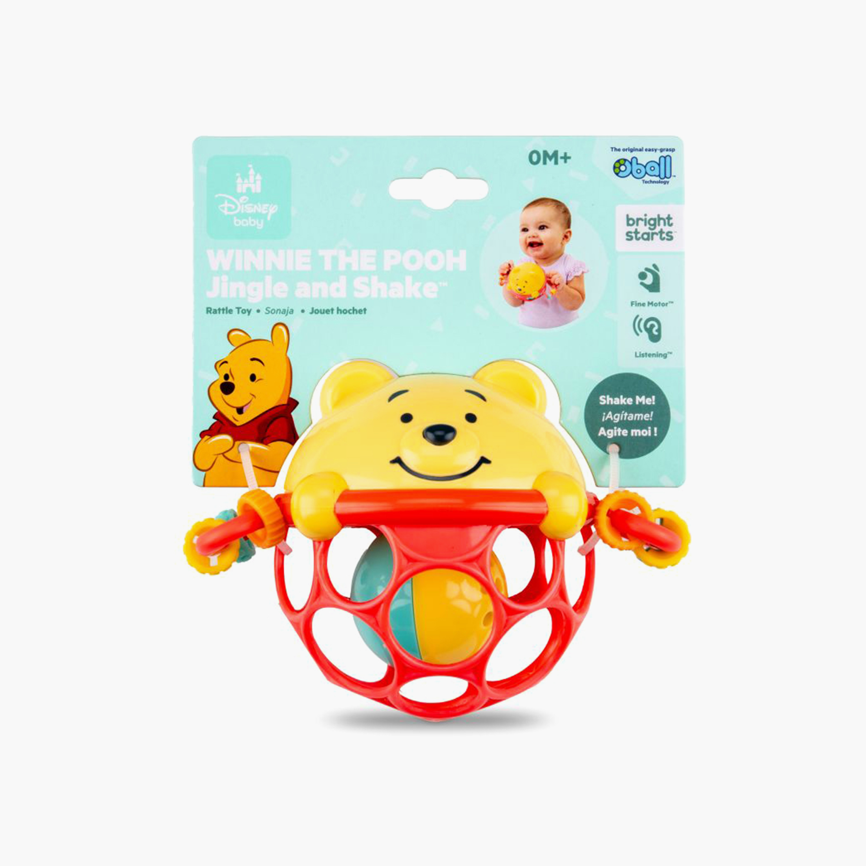 Bright Starts Winnie The Pooh Jingle & Shake Rattle Toy-toys-babyandtoddlertoys-rattlesandteethers-image-7