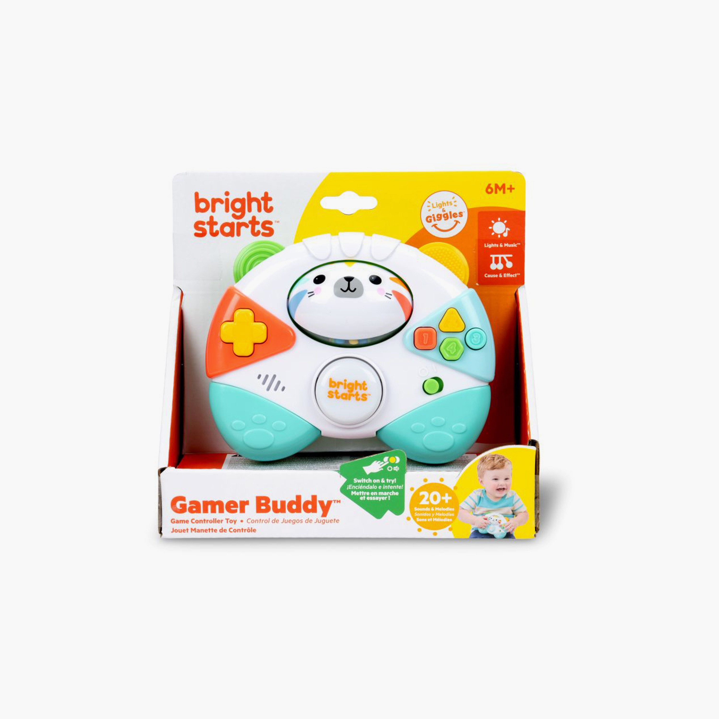 Bright Starts Gamer Buddy Game Controller Toy with 20+ Sounds-toys-babyandtoddlertoys-learningtoys-image-7