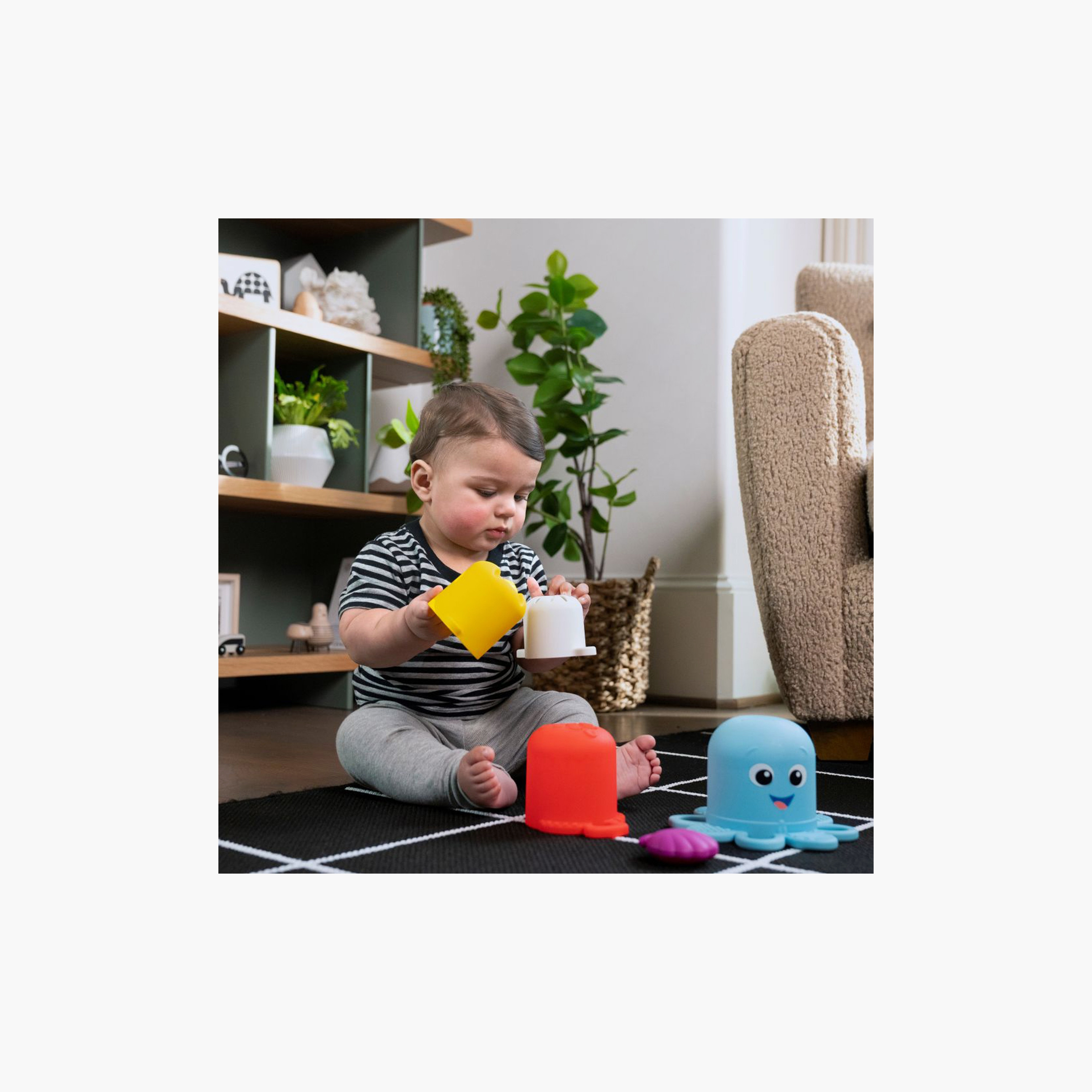 Baby Einstein 4-Piece Opuss Stack & Stream Sensory Stacking Cups-toys-babyandtoddlertoys-bathtoys-image-2