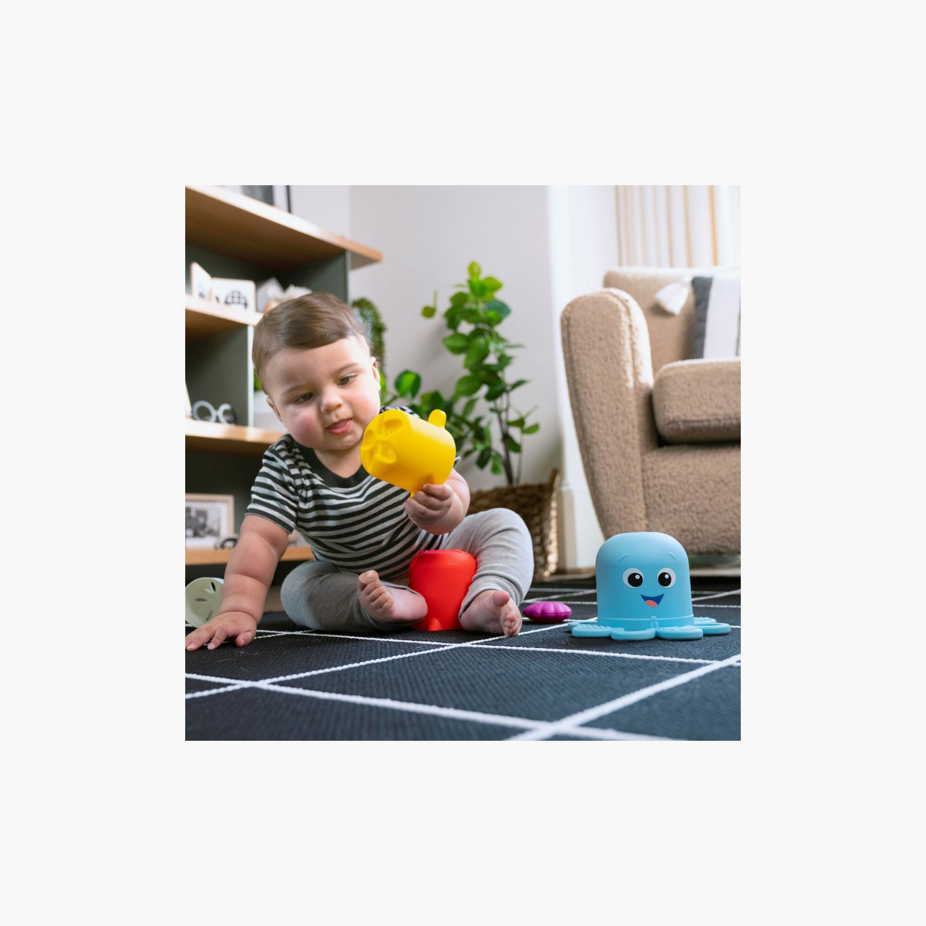 Baby Einstein 4-Piece Opuss Stack & Stream Sensory Stacking Cups-toys-babyandtoddlertoys-bathtoys-image-3