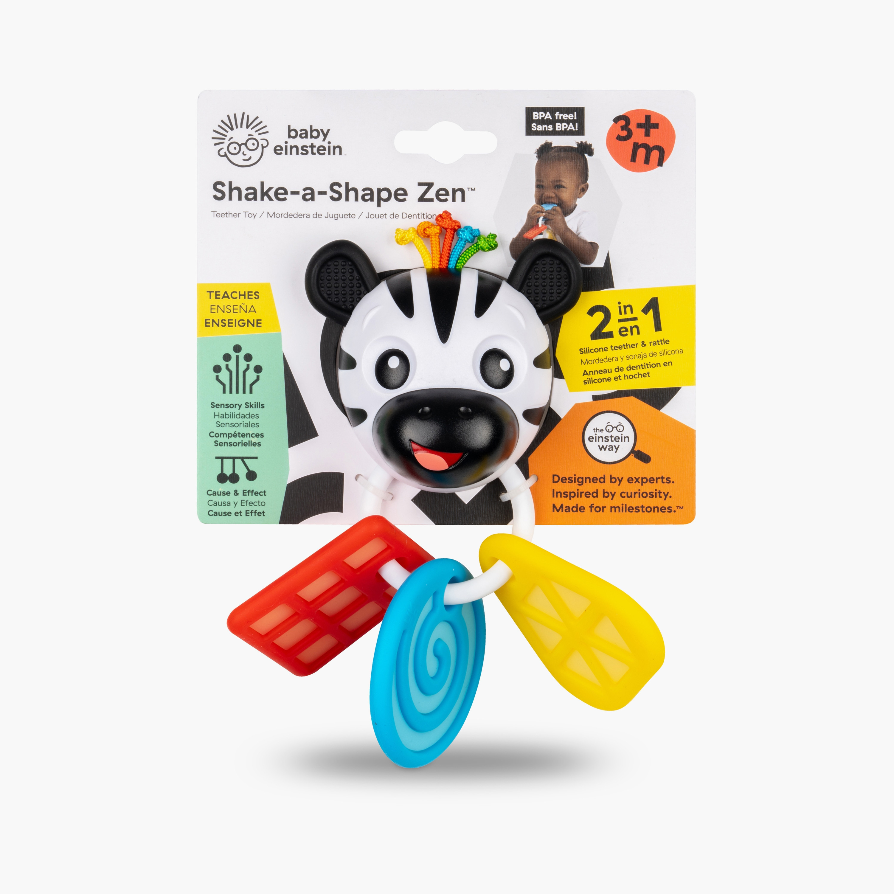 Baby Einstein Shake-a-Shape Teether Toy - Zen-toys-babyandtoddlertoys-learningtoys-image-7