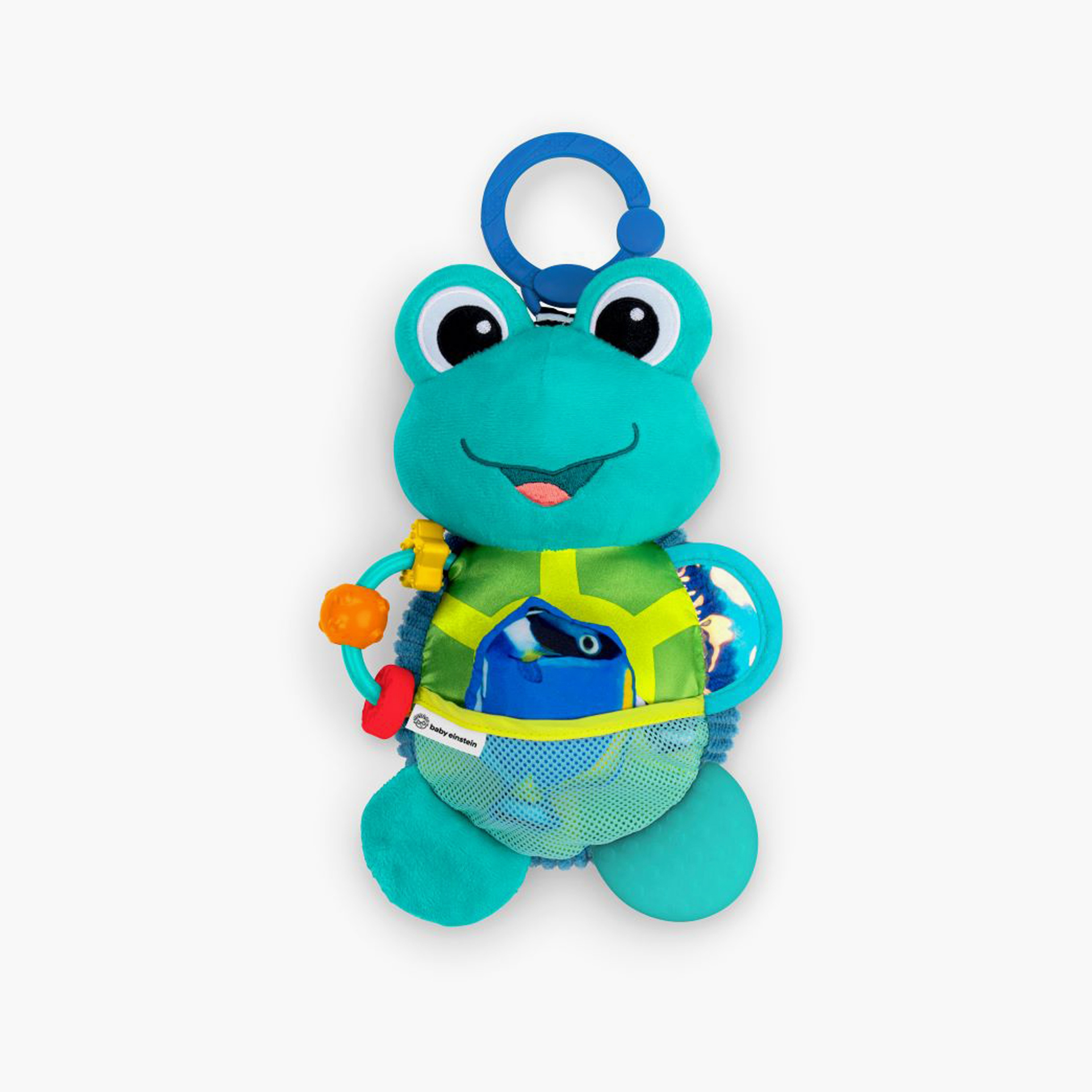 Baby Einstein Neptunes Sensory Sidekick Activity Plush Toy - Turtle-toys-babyandtoddlertoys-learningtoys-image-1