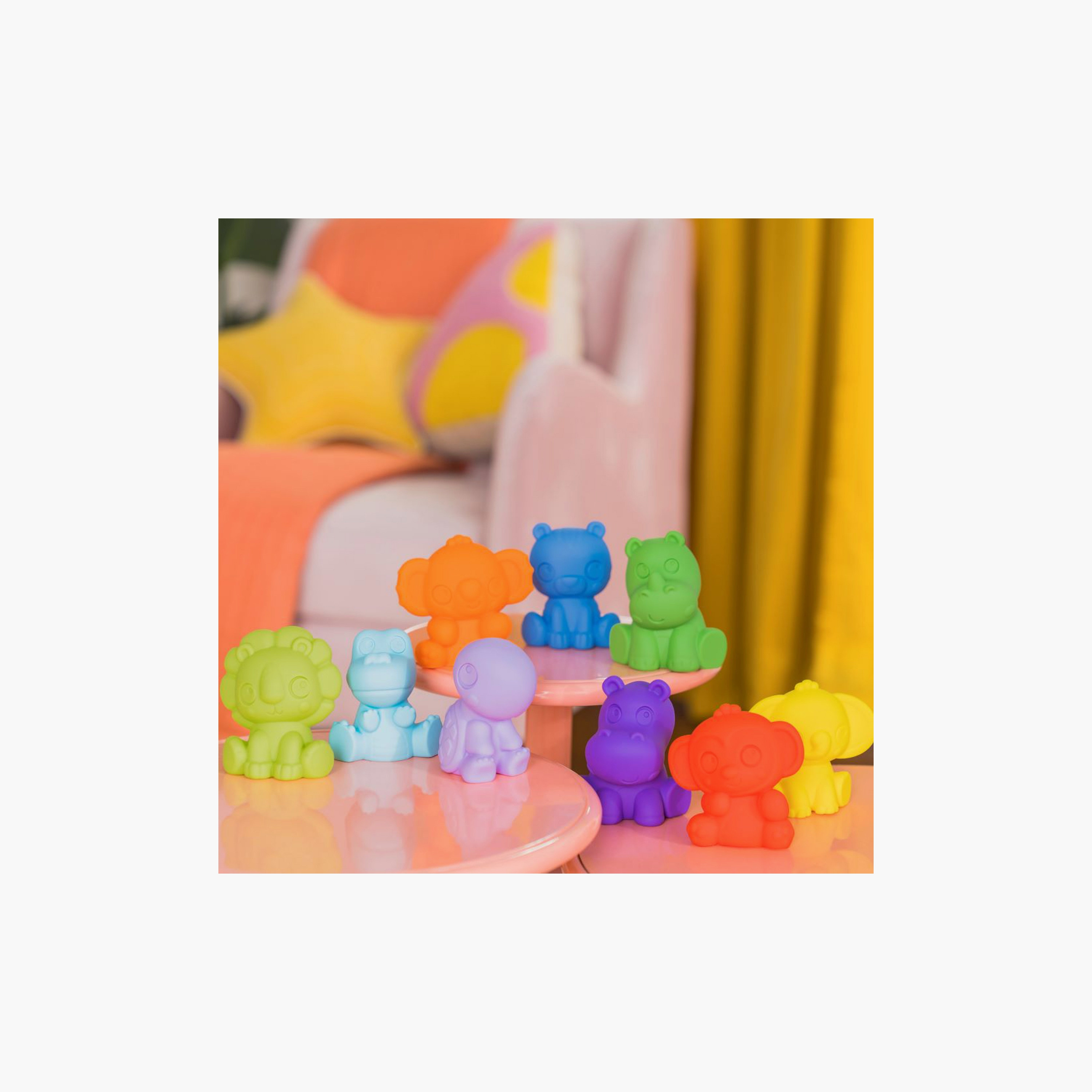 Bright Starts 9-Piece Take Along Tropic Animal Figures-toys-babyandtoddlertoys-bathtoys-image-5