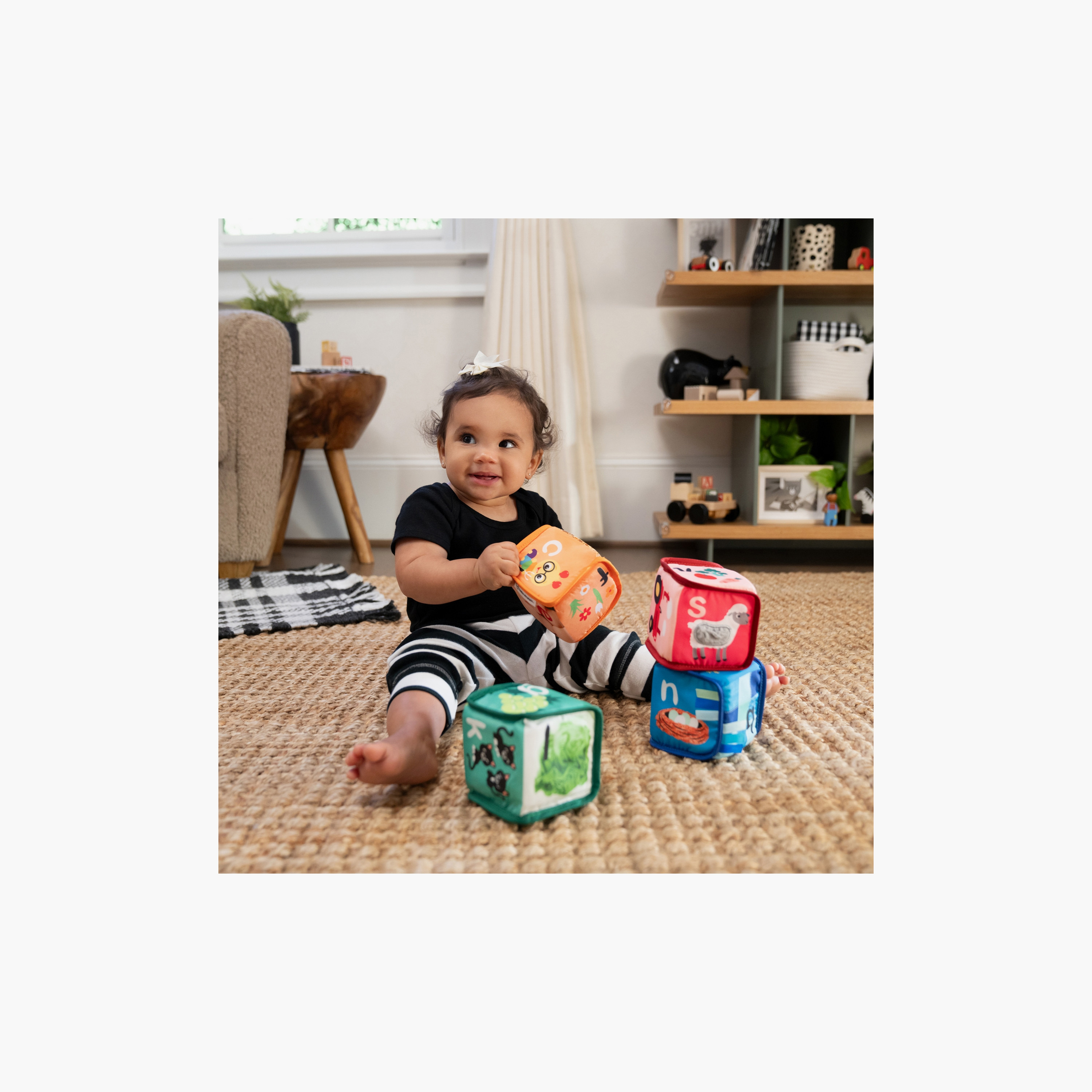 Baby Einstein 4-Piece Alpha Stacks Soft Blocks-toys-babyandtoddlertoys-stackingandnestingtoys-image-2