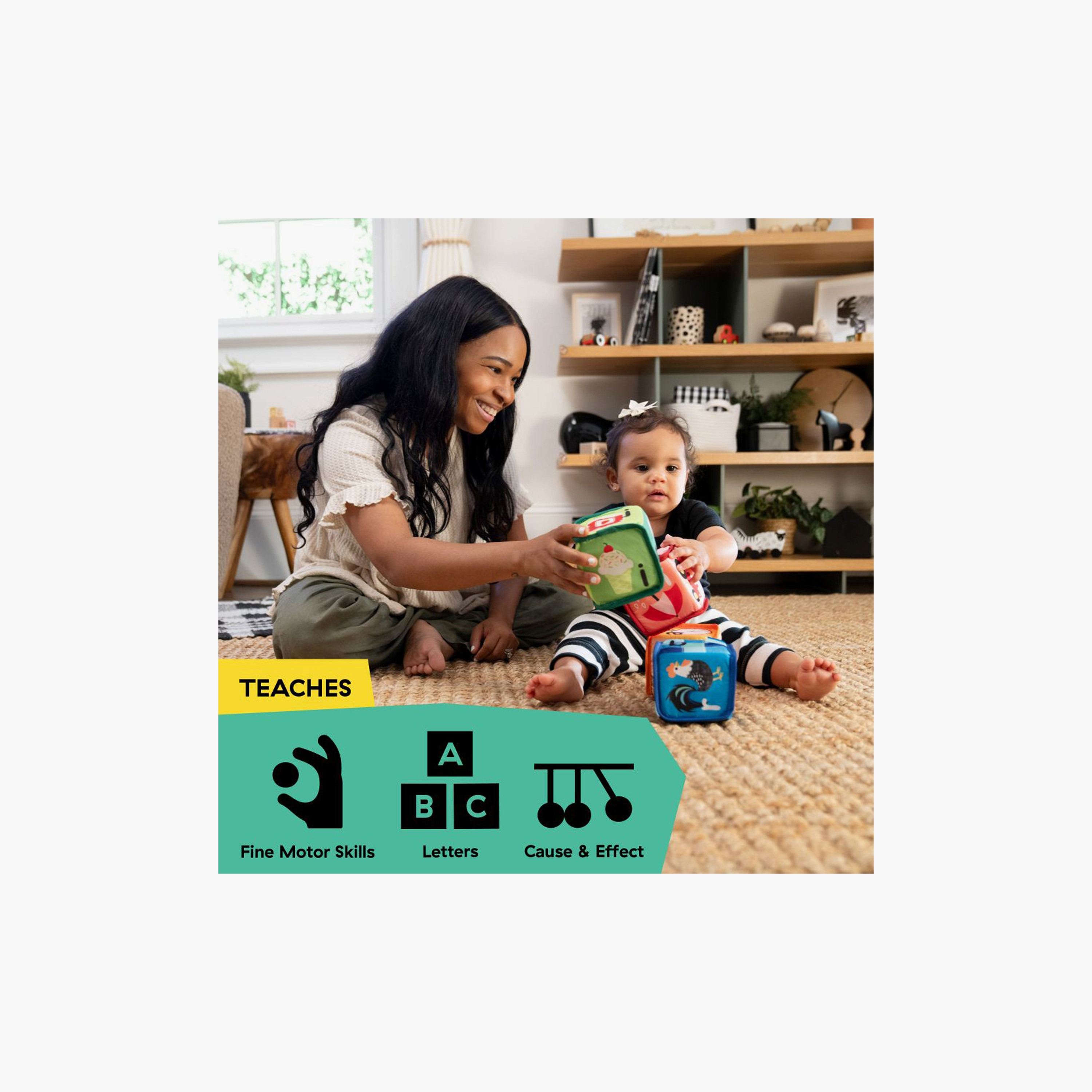 Baby Einstein 4-Piece Alpha Stacks Soft Blocks-toys-babyandtoddlertoys-stackingandnestingtoys-image-5